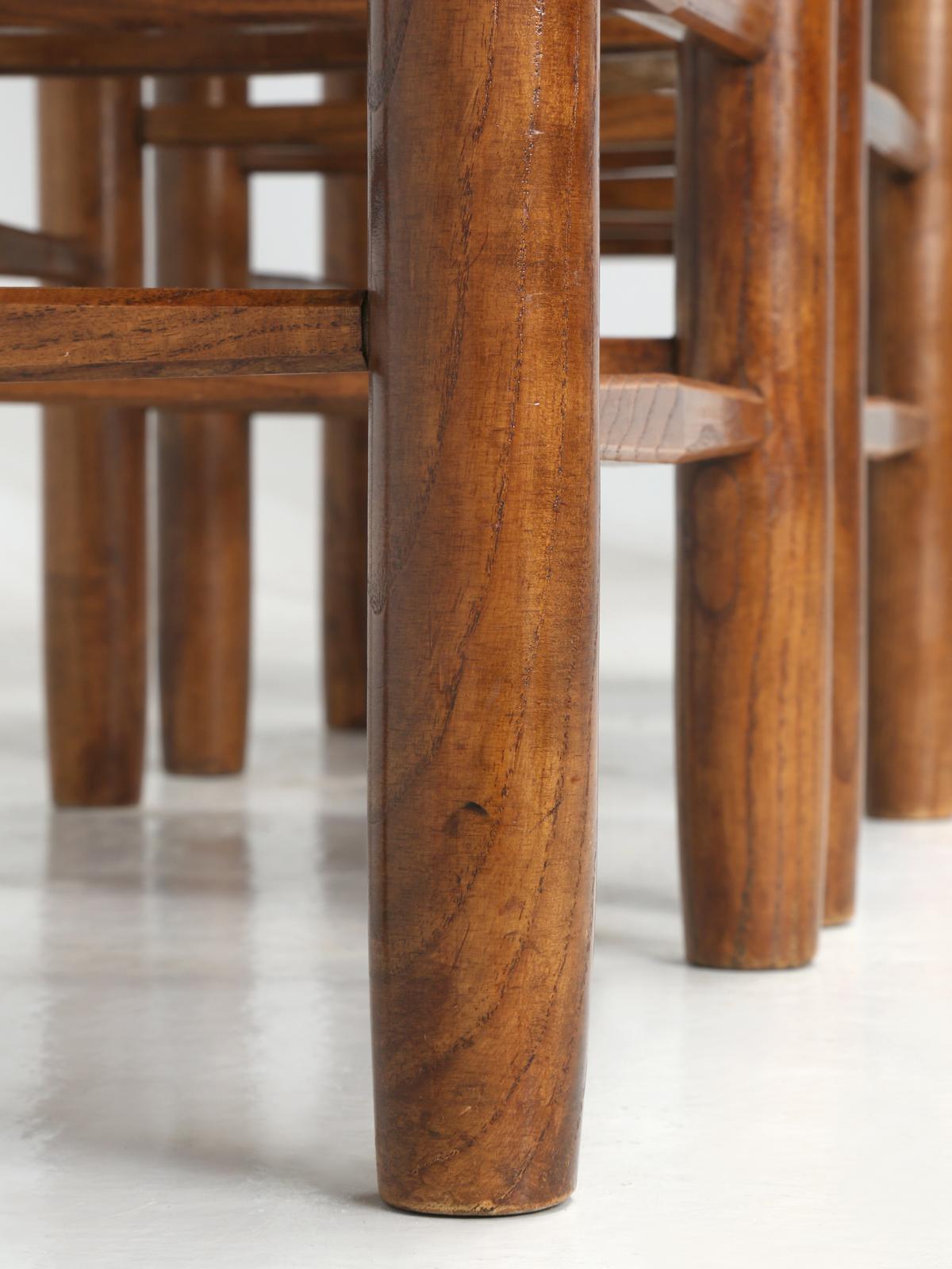 French Charlotte Perriand Bauche Chairs, Set of 4, Unrestored, circa 1950 10