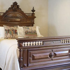 French Chateau Antique Bed WK132