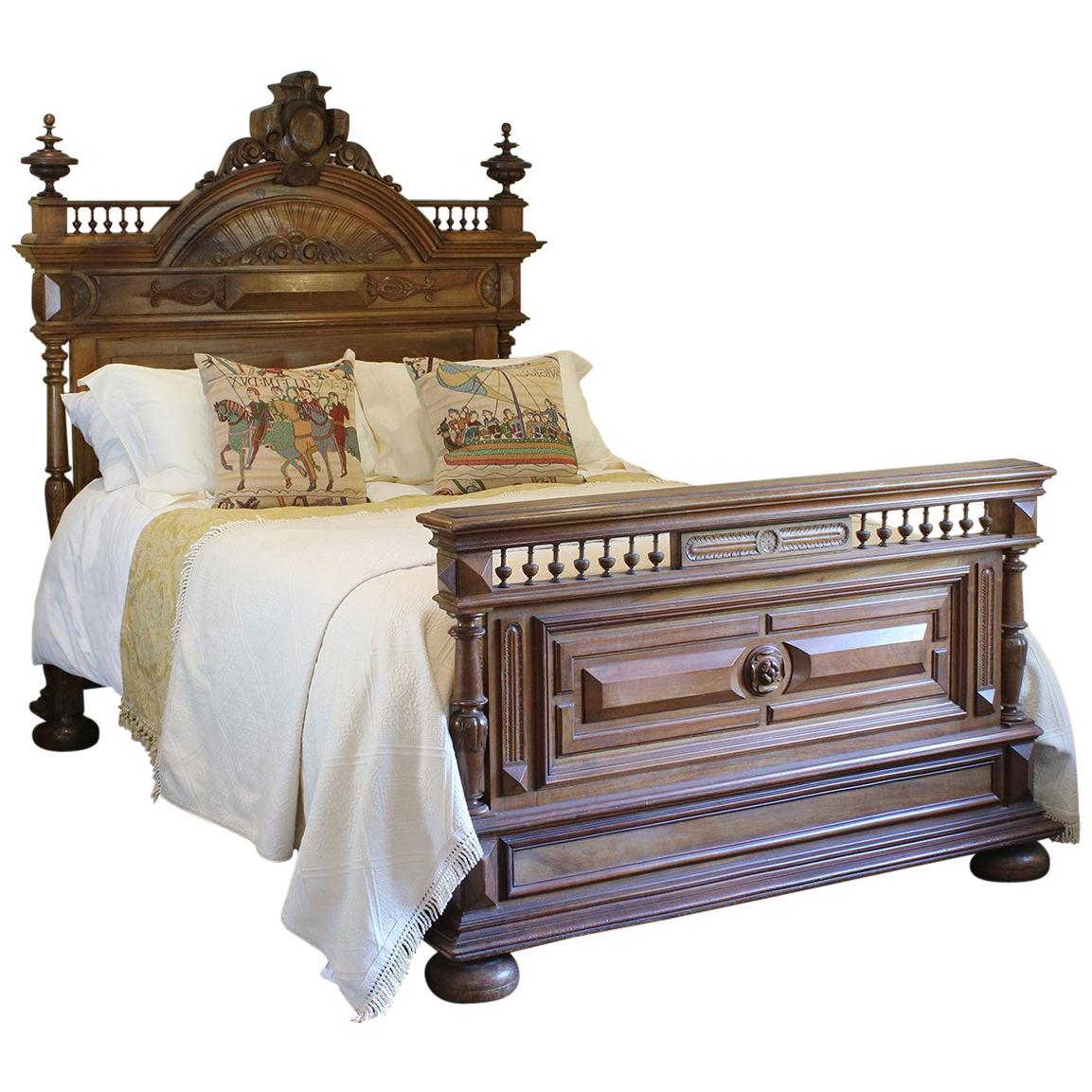 French Chateau Antique Bed WK132