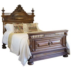 French Chateau Antique Bed WK132