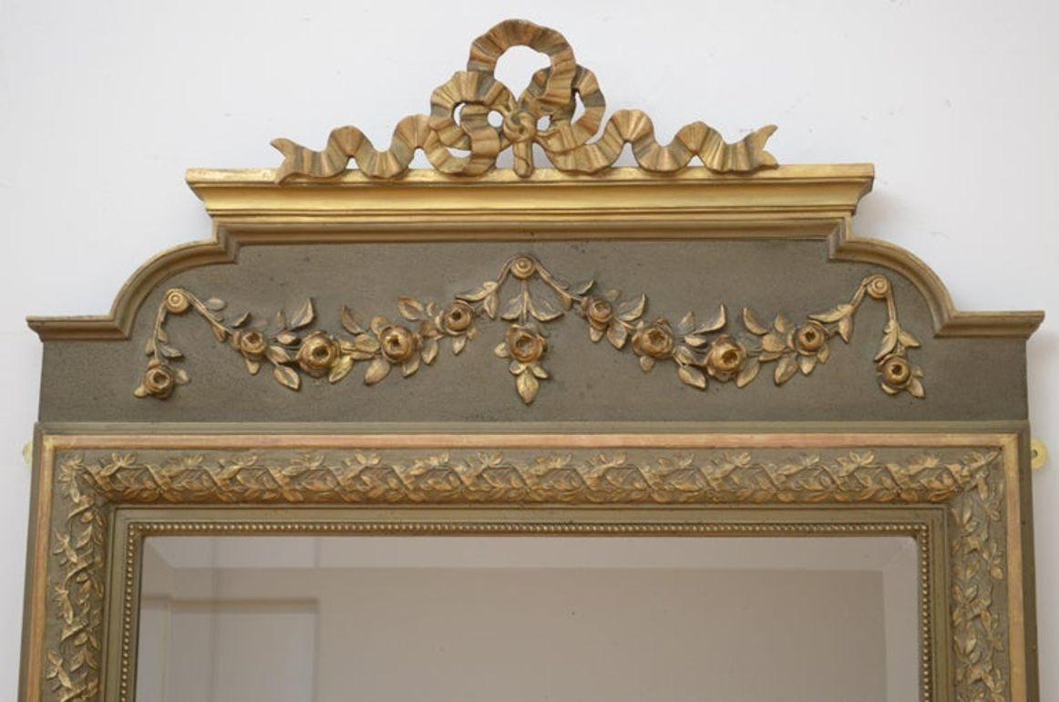 XX secolo Specchio da parete Chateau francese di fine secolo in vendita
