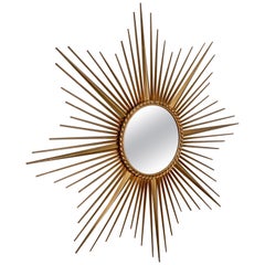Miroir ensoleillé français Chaty Vallauris:: années 1960