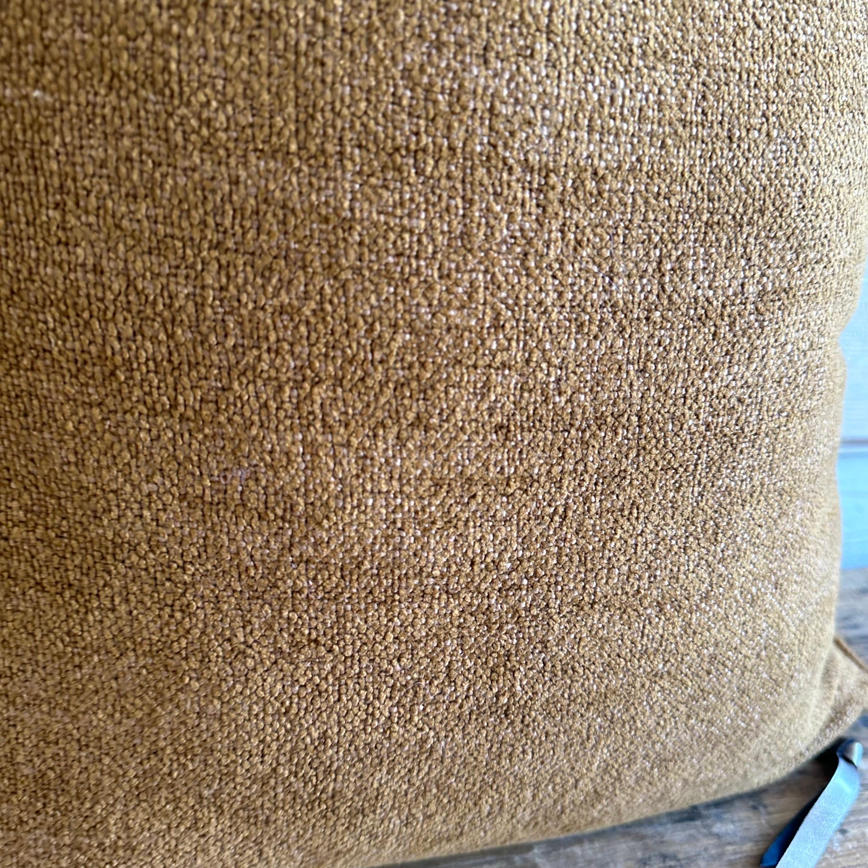 French Chenille Pillow with Insert  In New Condition For Sale In Brea, CA