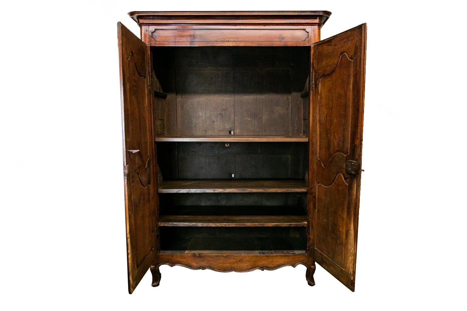 French Cherry Armoire For Sale 1