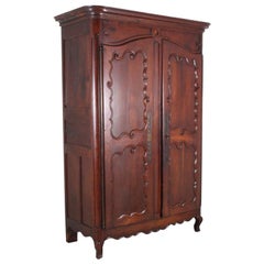 Antique French Cherry Armoire