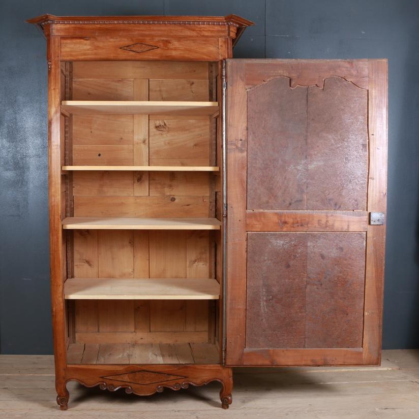 19th Century French Cherry Cupboard / Armoire 