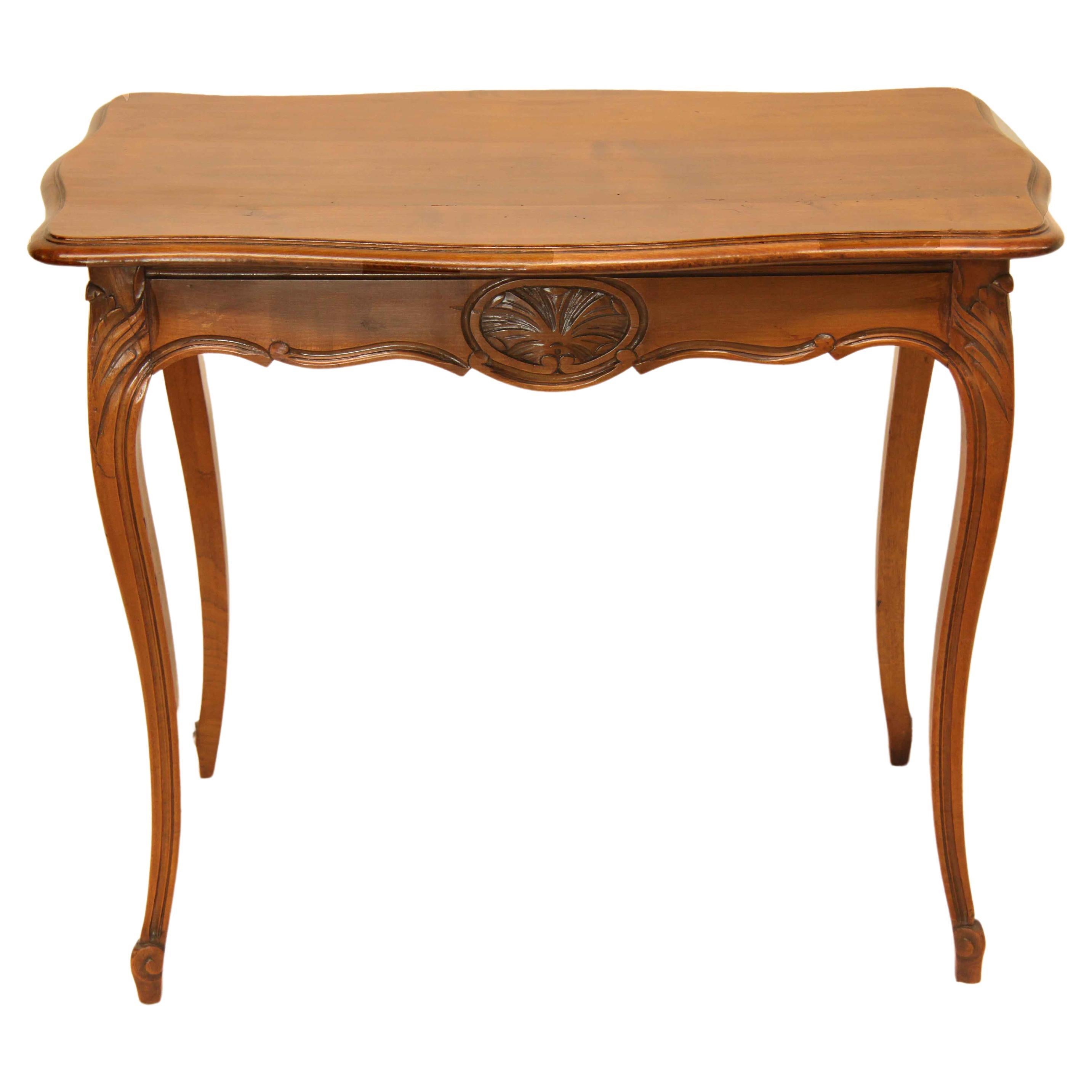 French Cherry Center Table For Sale