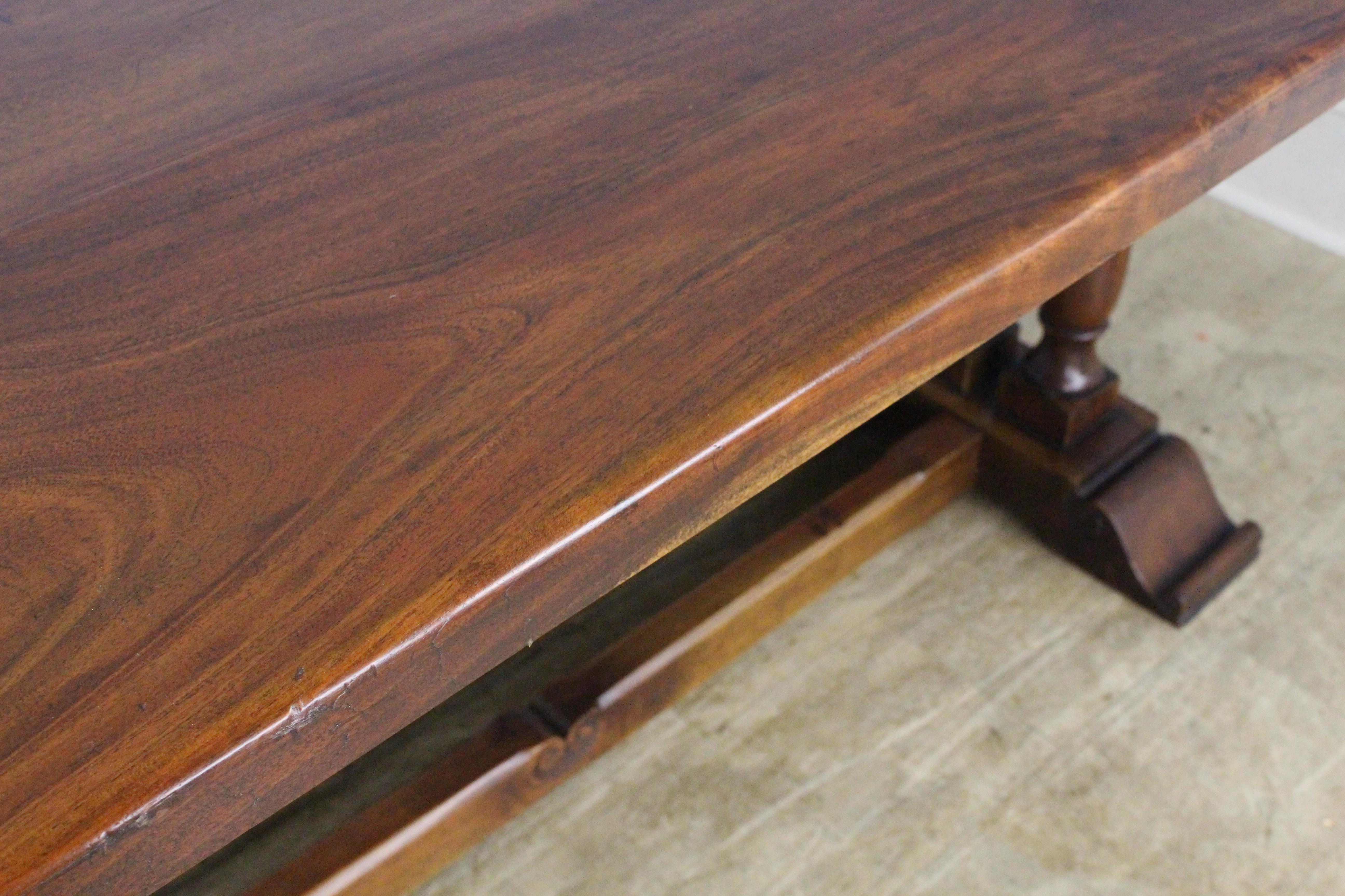 French Cherry Dining Table, Highly Decorative Base For Sale 2