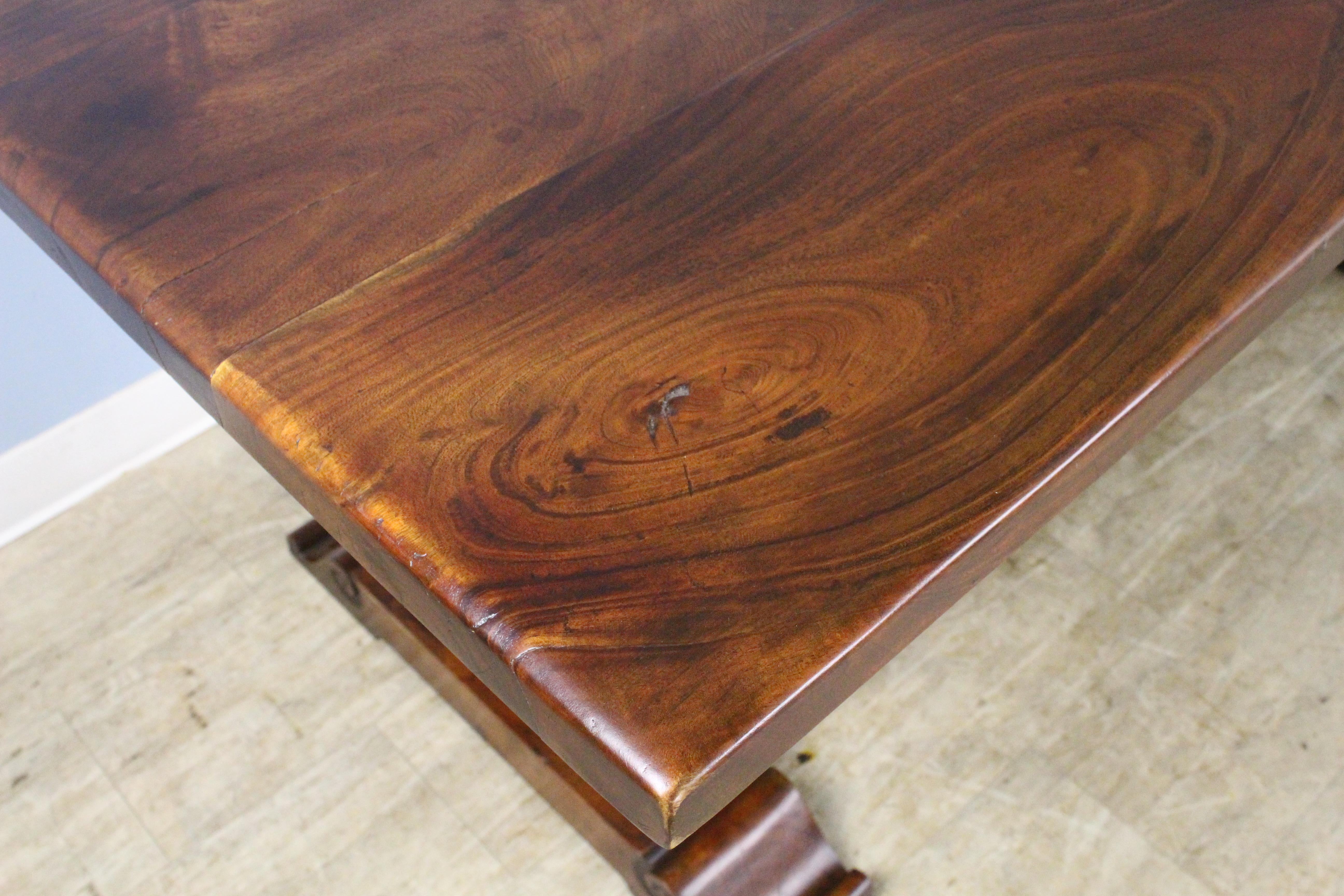French Cherry Dining Table, Highly Decorative Base For Sale 4