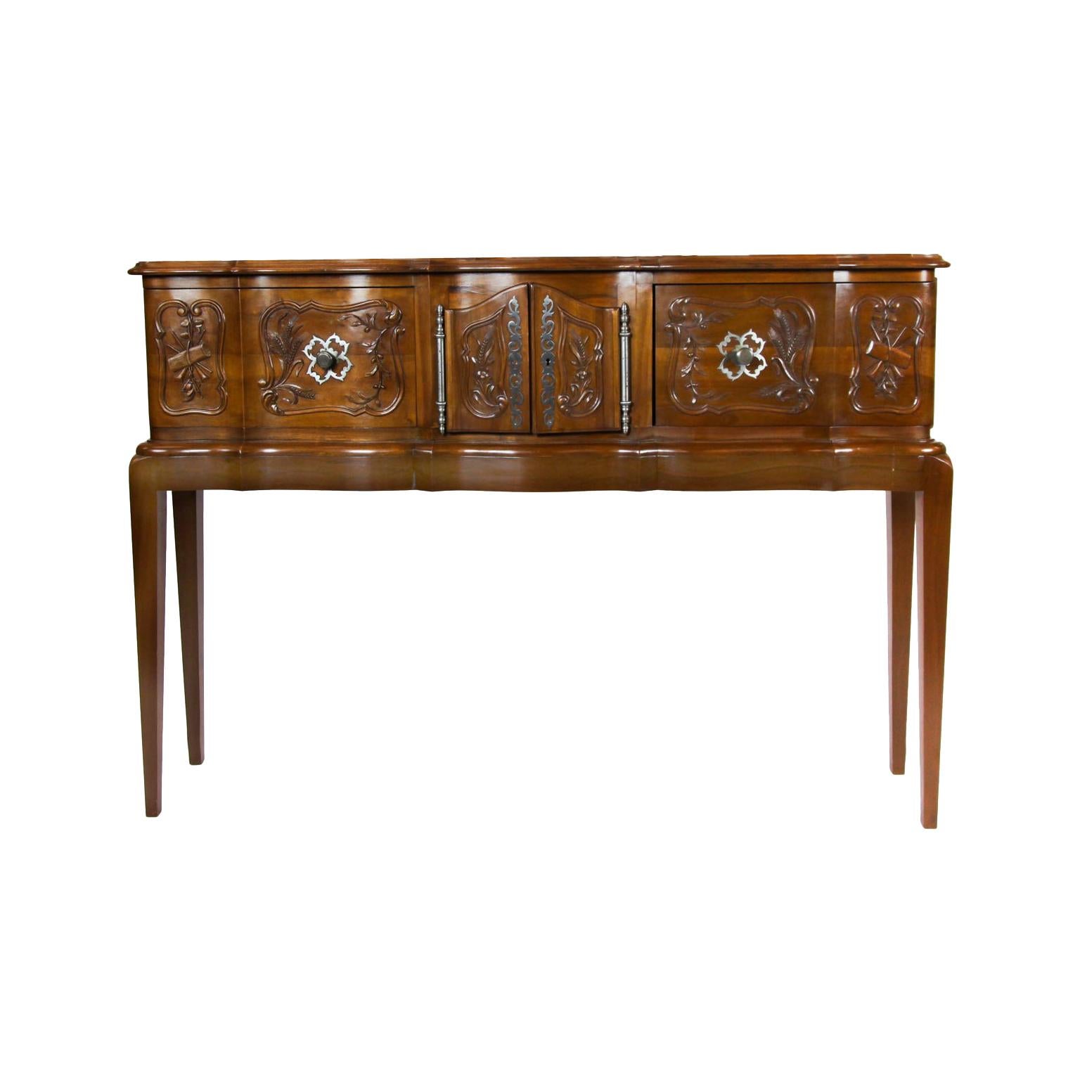 French Cherry Hall Console Table