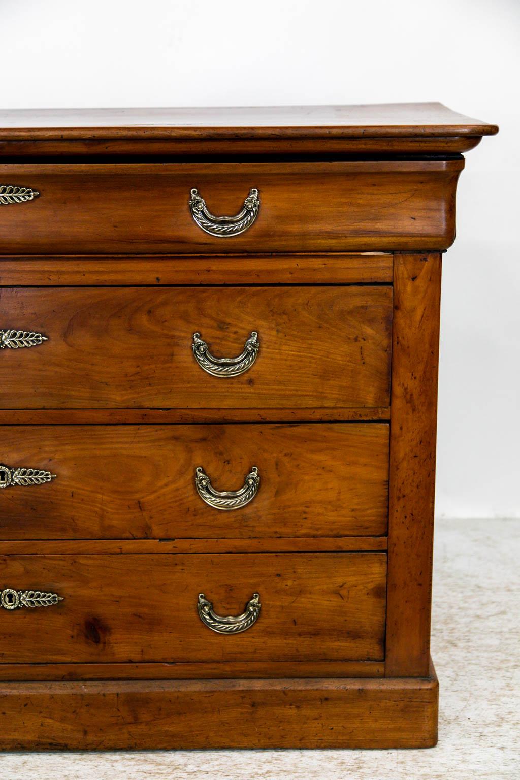 Mid-19th Century French Cherry Louis Philippe Chest For Sale
