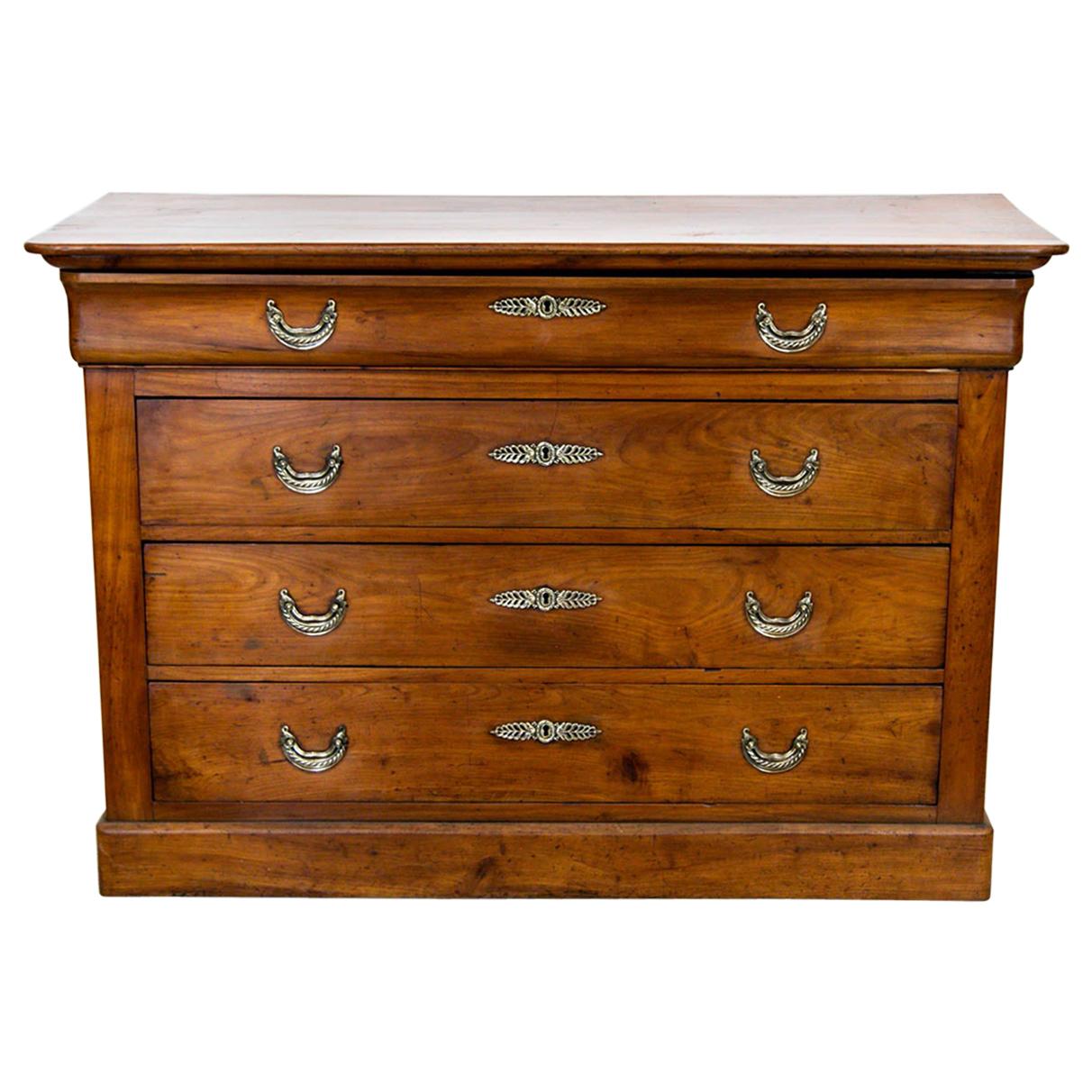 French Cherry Louis Philippe Chest For Sale