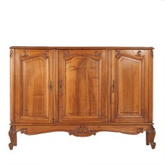 French Cherry Louis XV Style Cabinet