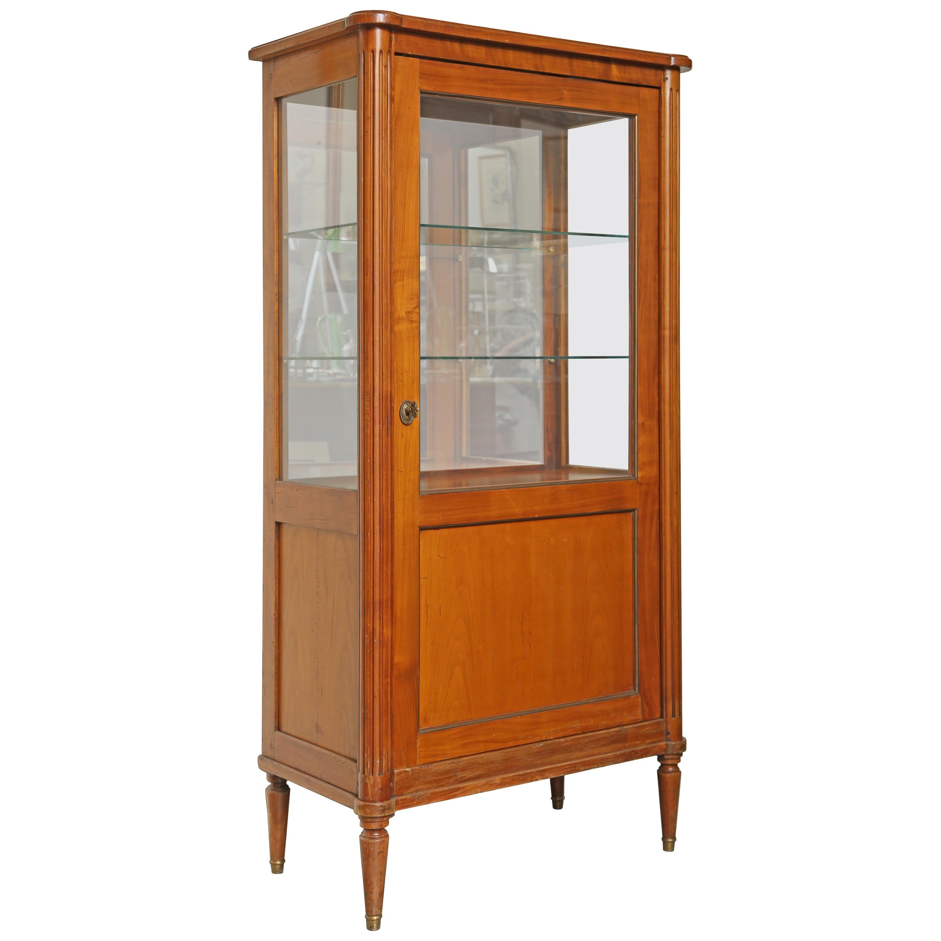 French Cherry (Merisier) Vitrine