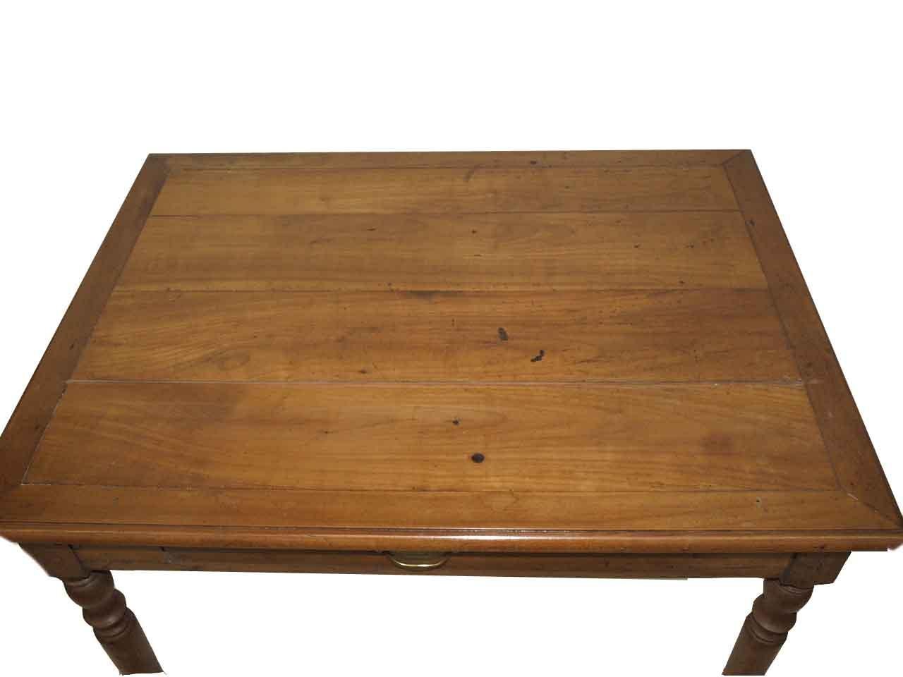 French Cherry One Drawer Side Table In Good Condition For Sale In Wilson, NC