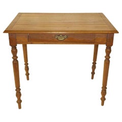 Used French Cherry One Drawer Side Table