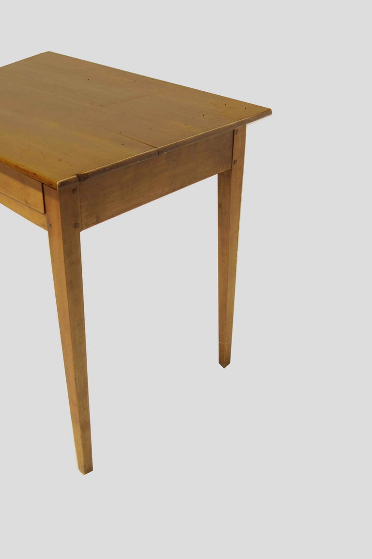 French Cherry One Drawer Table For Sale at 1stDibs
