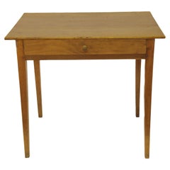 French Cherry One Drawer Table