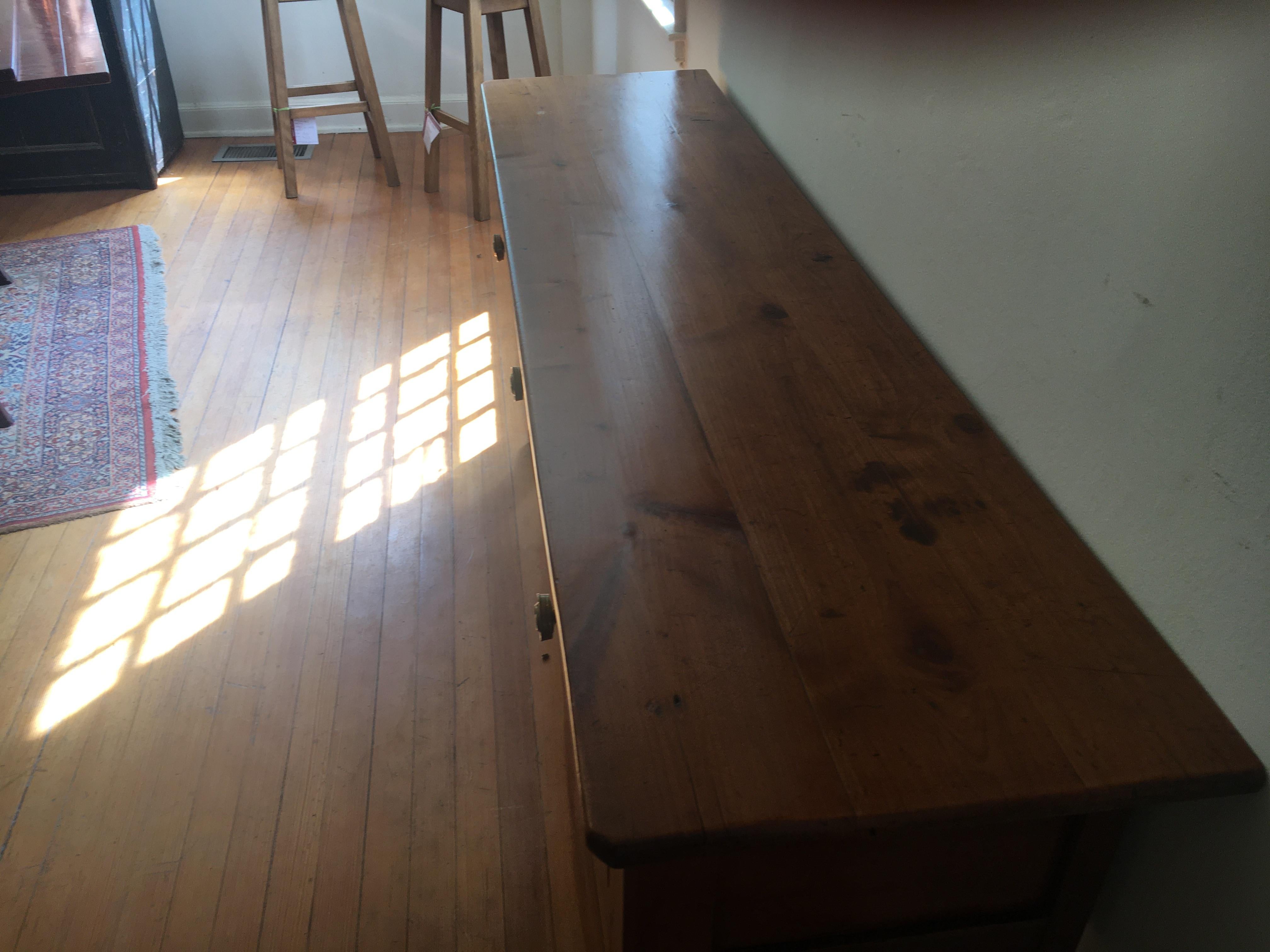 French Cherry Serving Table In Good Condition In Sheffield, MA