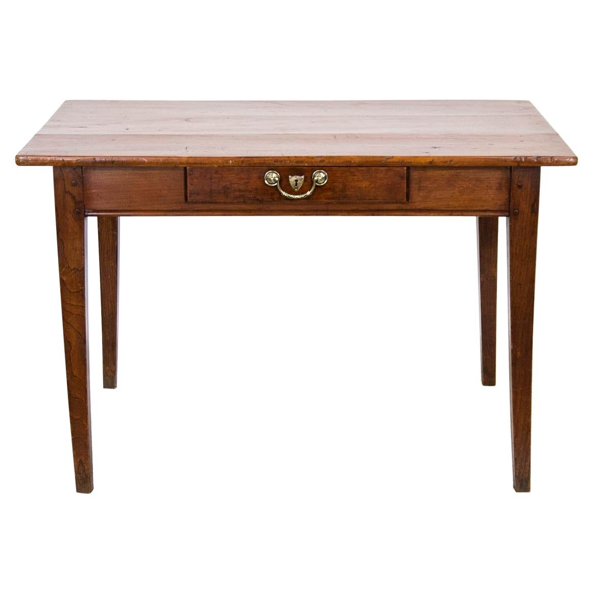 French Cherry Side Table For Sale
