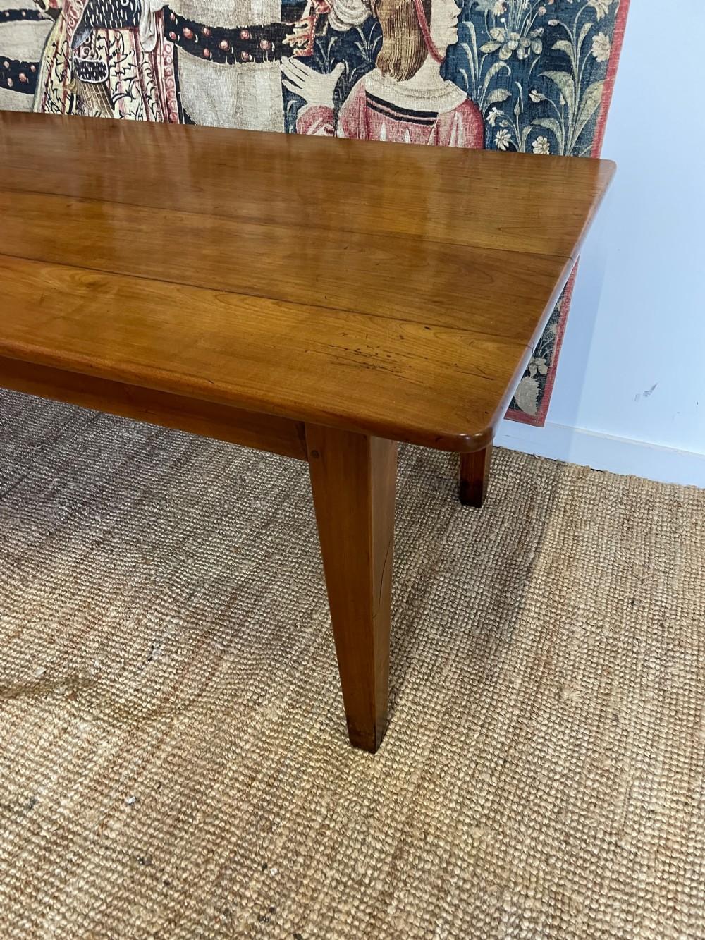 French cherry wood farm table  For Sale 6