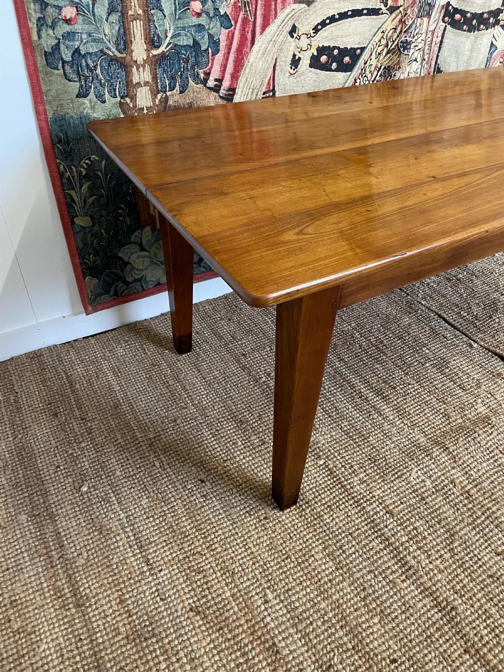 Cherry French cherry wood farm table  For Sale