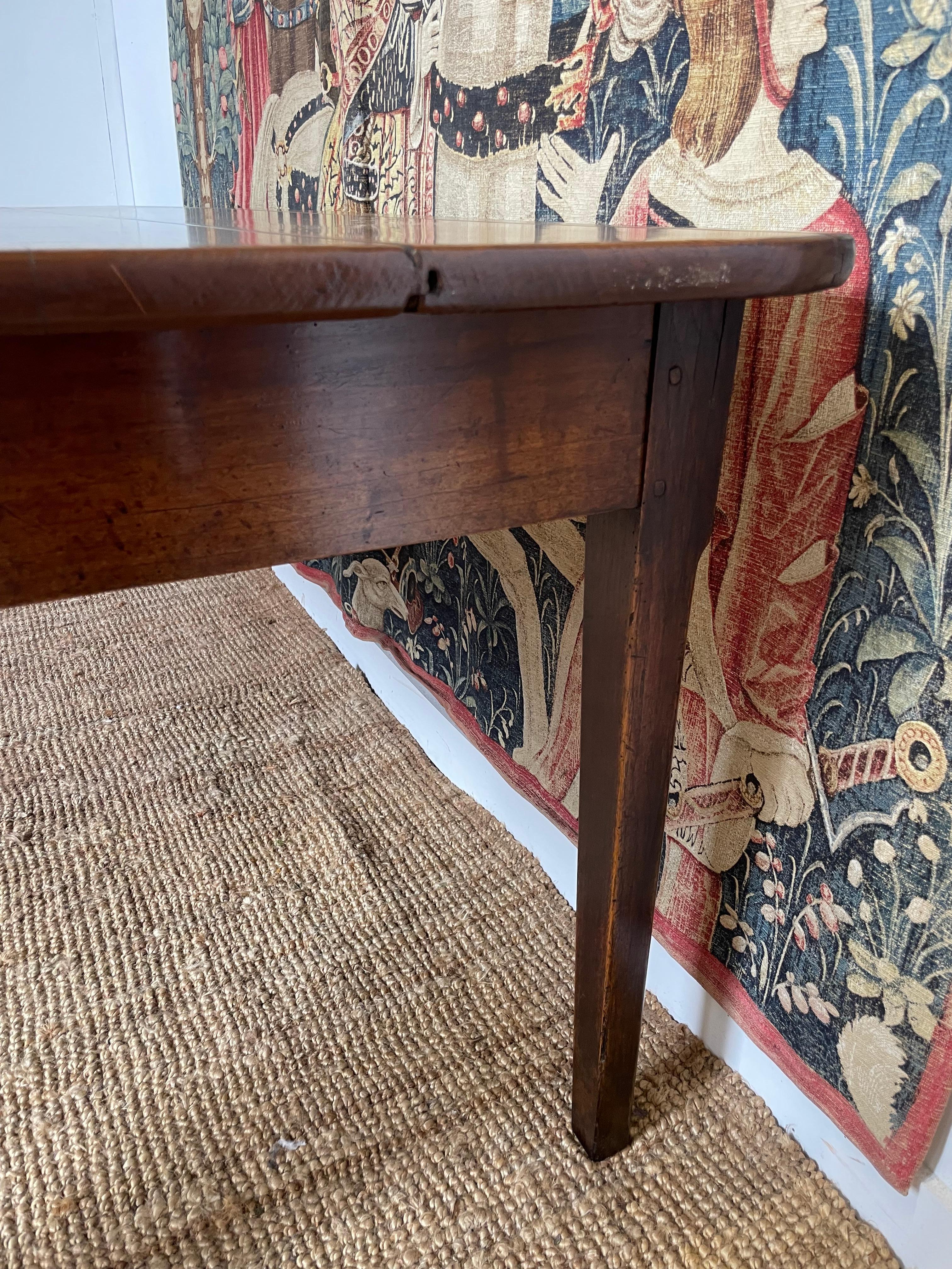 French Cherry wood farmhouse table 8 seater 6