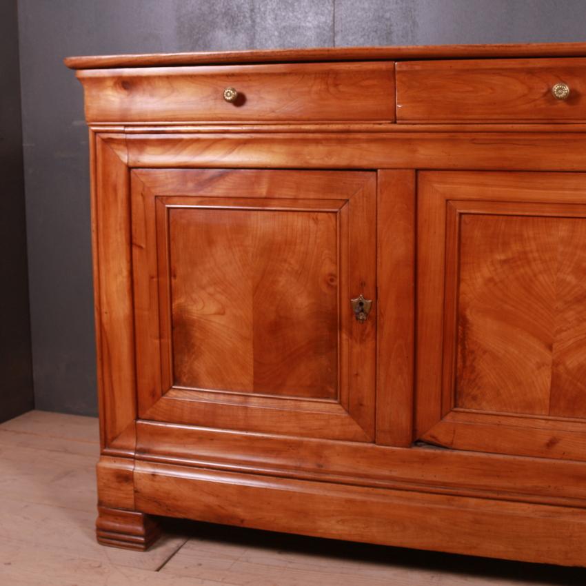 Victorian French Cherrywood Enfilade / Sideboard