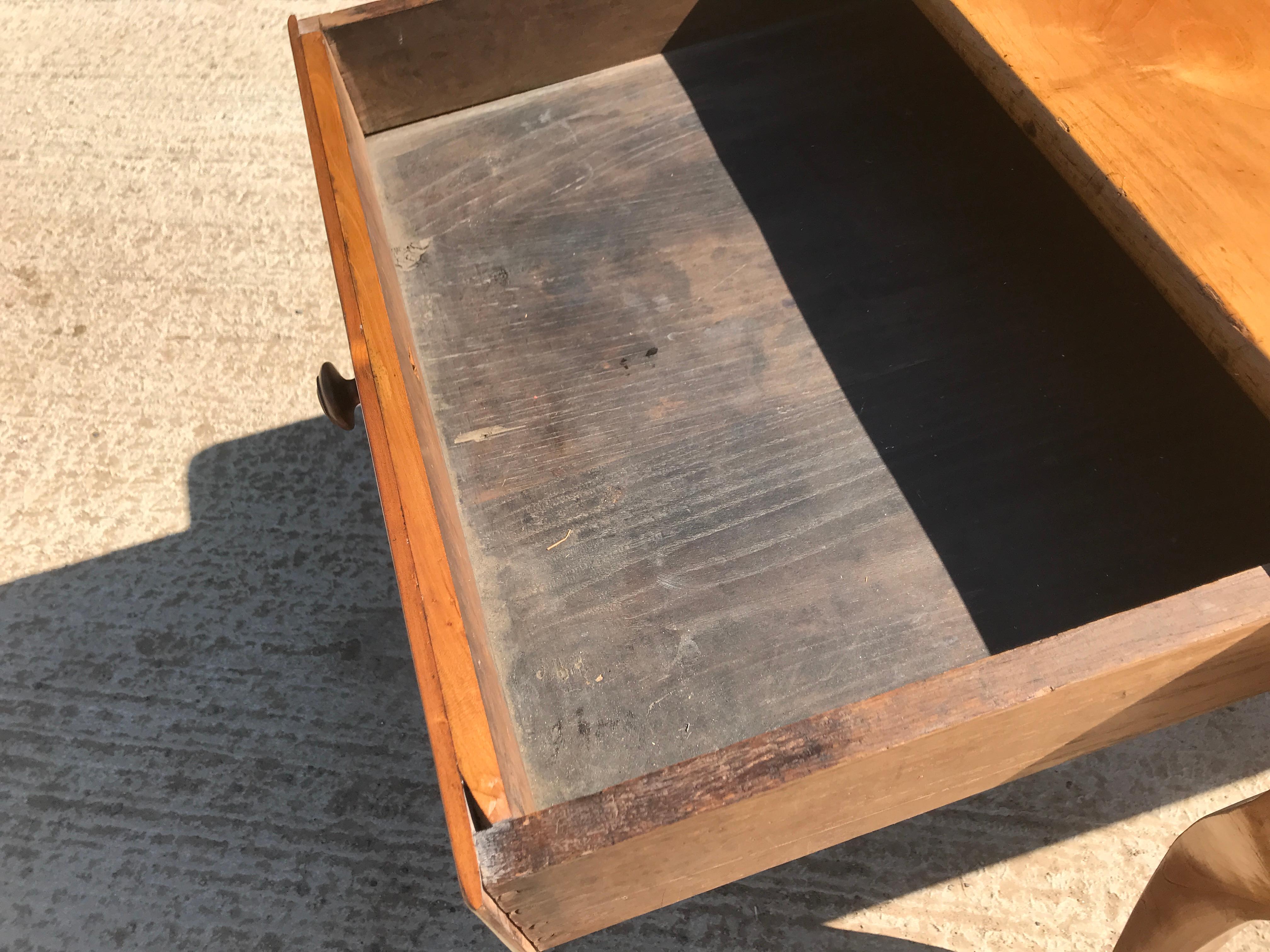 Wood French Cherrywood Farmhouse Dining Table