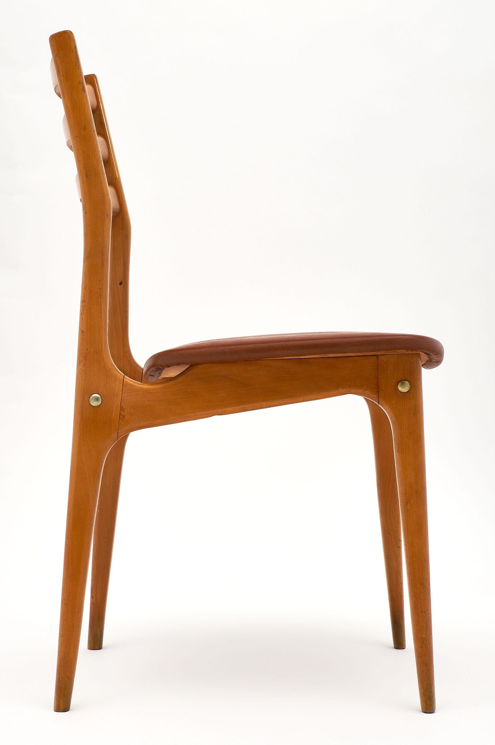 French Cherrywood Midcentury Chairs 3