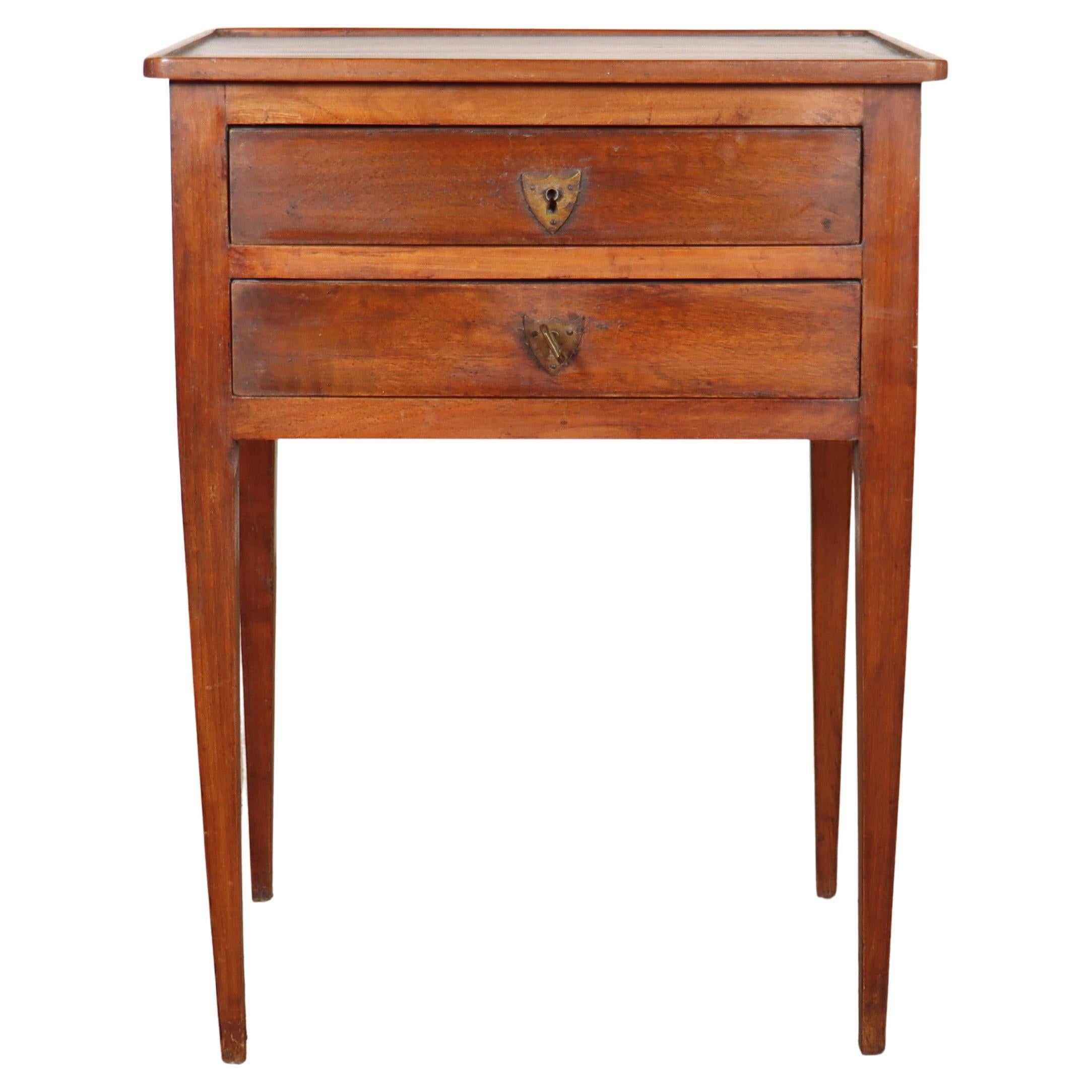 French Cherrywood Side Table