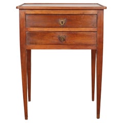 French Cherrywood Side Table