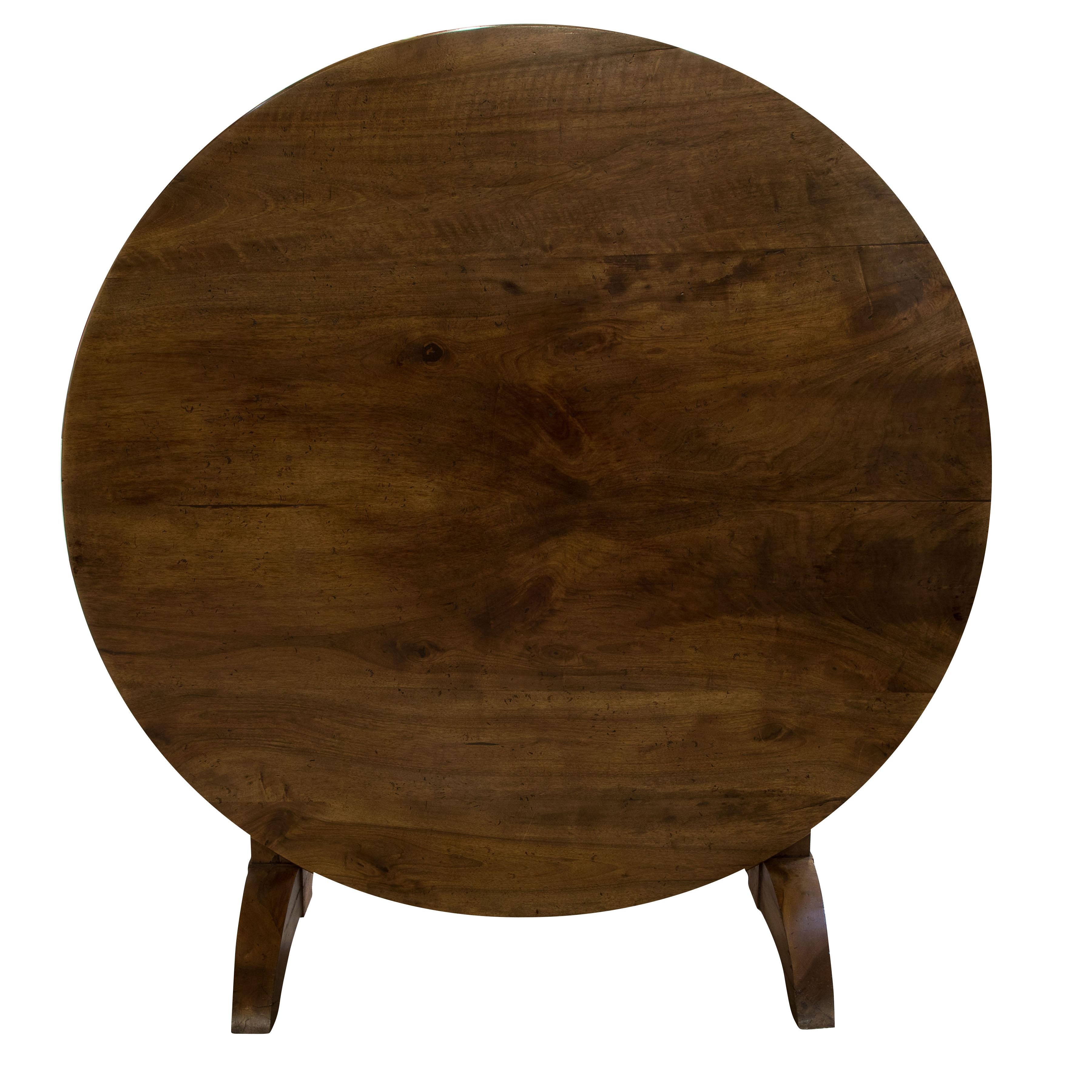 French cherrywood 'Vineyard' tilting table,
 

circa 1890.
        