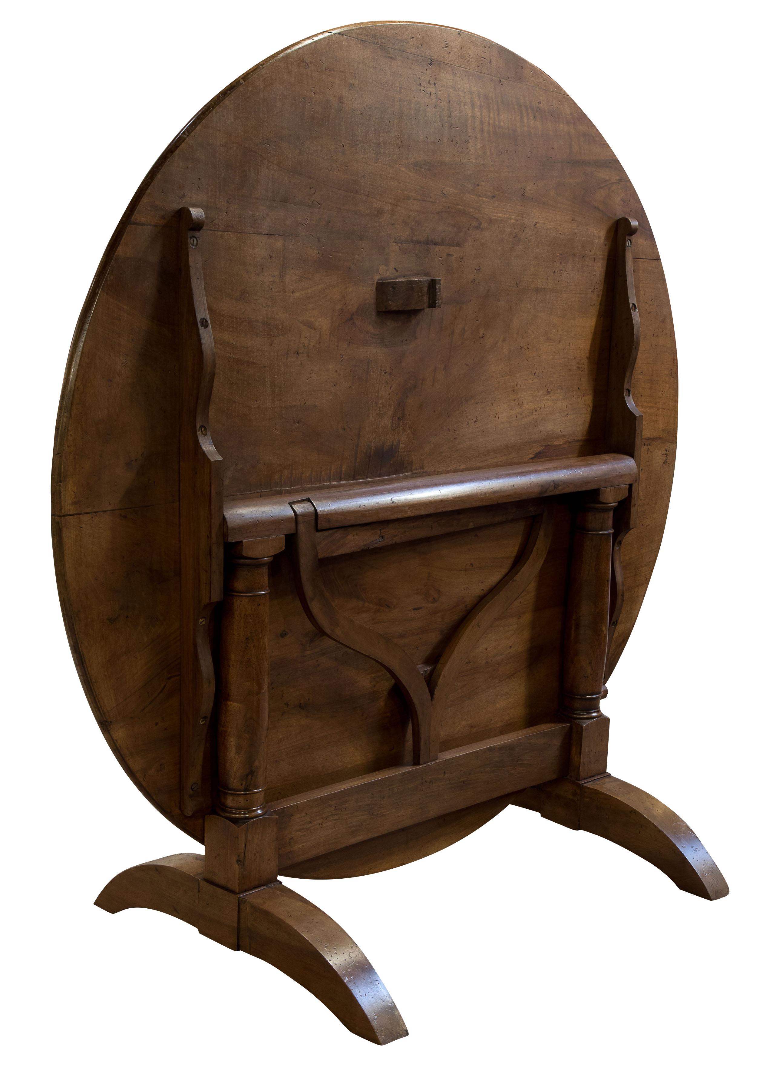 French Cherrywood 'Vineyard' Tilting Table, circa 1890 In Good Condition For Sale In Salisbury, GB