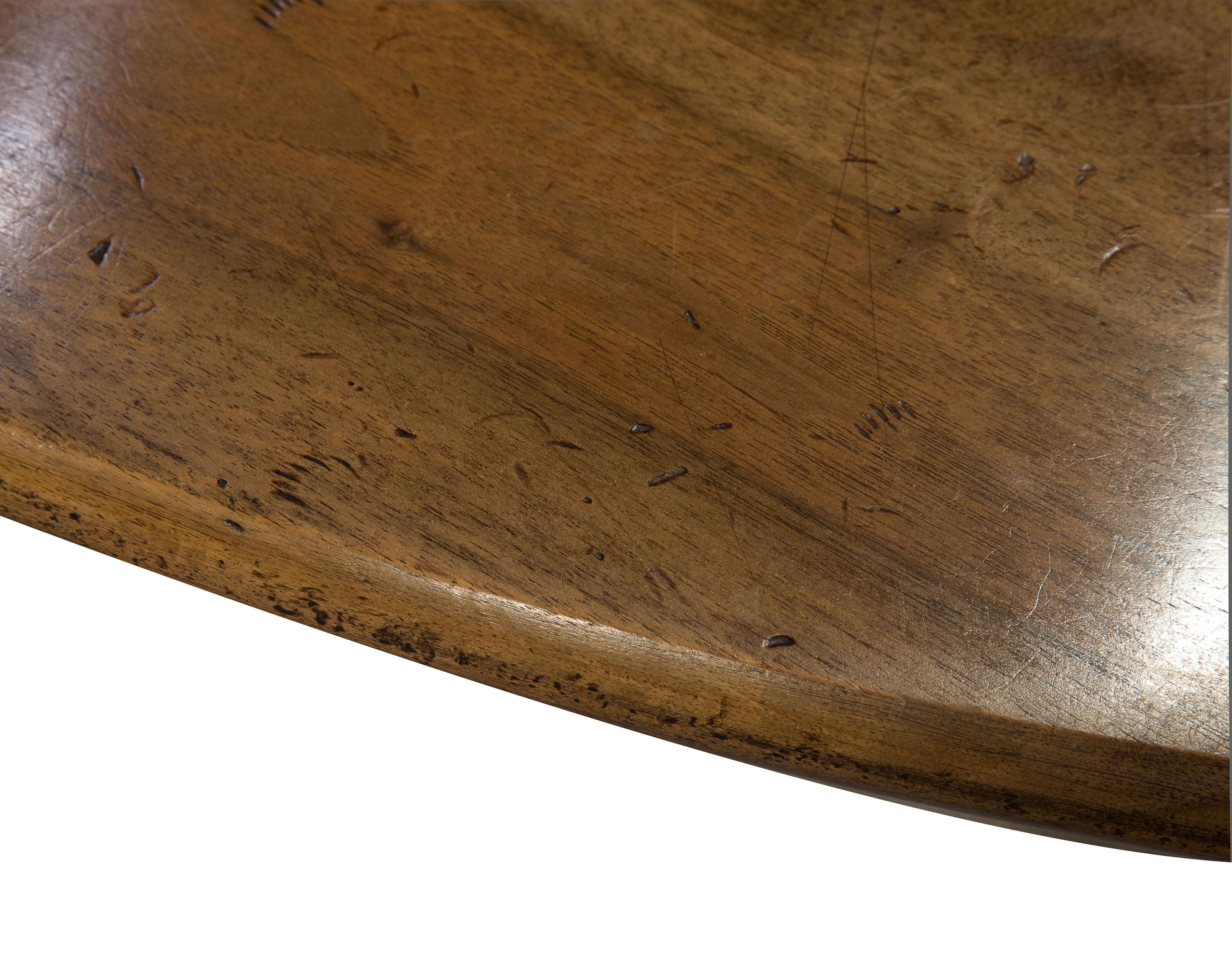 Late 19th Century French Cherrywood 'Vineyard' Tilting Table, circa 1890 For Sale