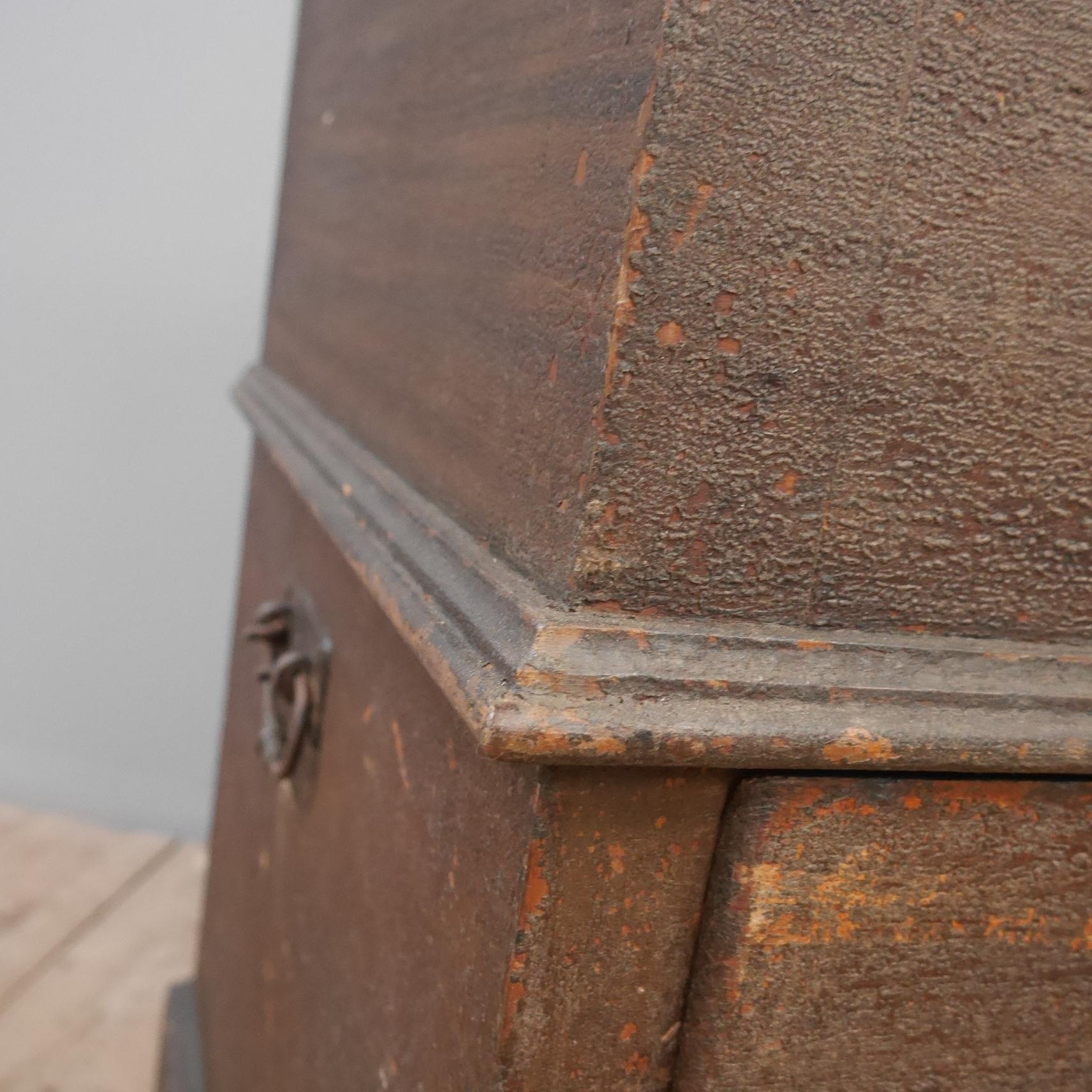 19th Century French Chest in Original Paint c1860