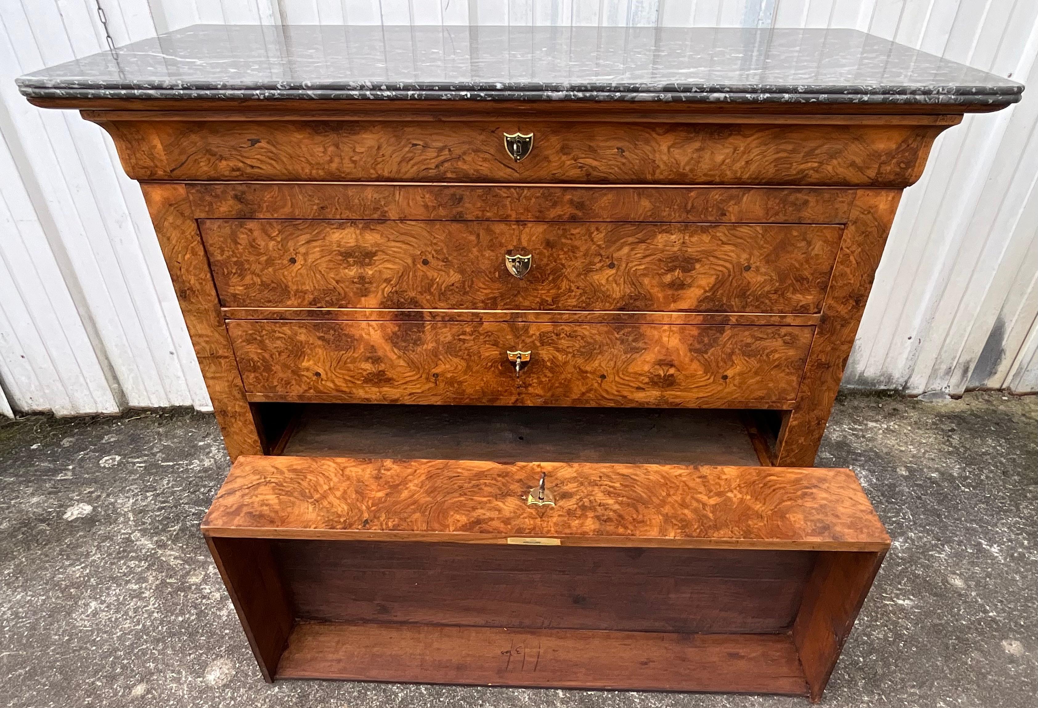 French Chest Of Drawers Louis Philippe Period Mid 19th For Sale 4