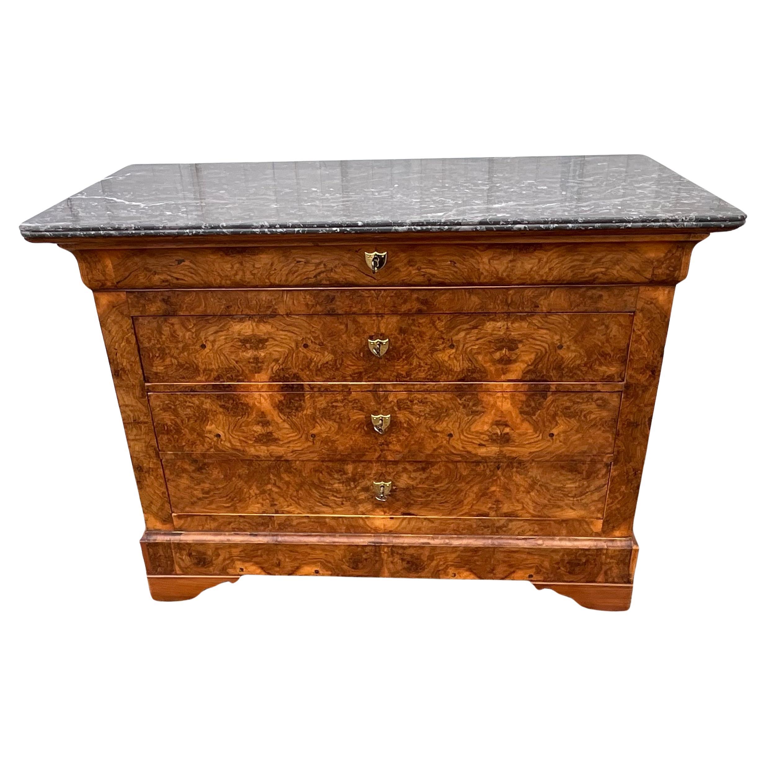 French Chest Of Drawers Louis Philippe Period Mid 19th For Sale