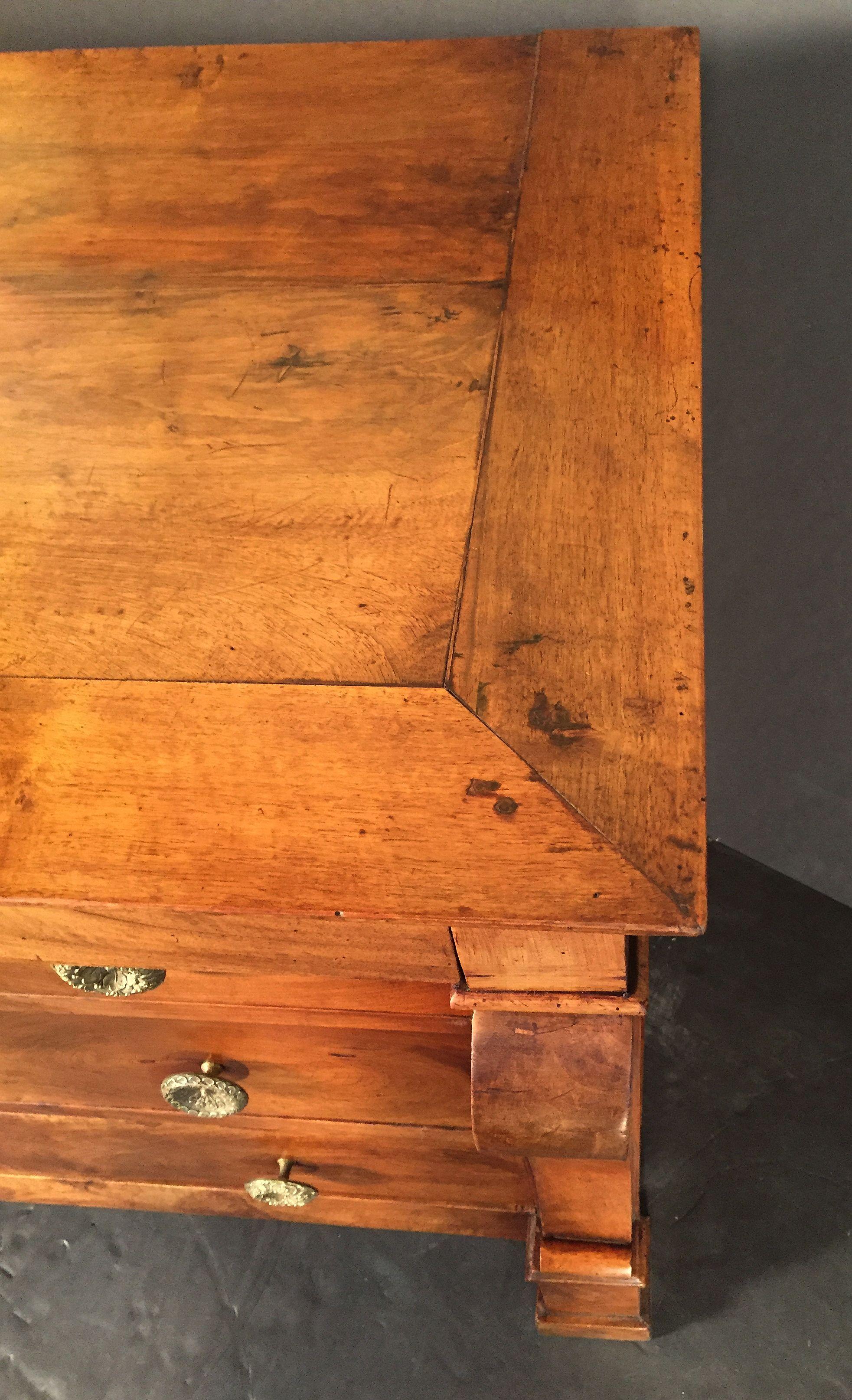 French Chest of Drawers of Walnut from the Restauration Period 6