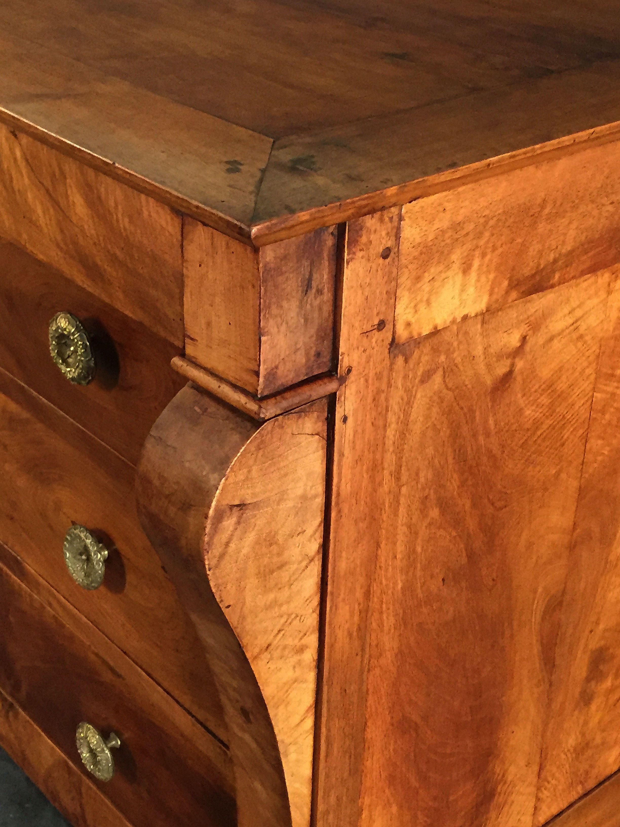 French Chest of Drawers of Walnut from the Restauration Period 7