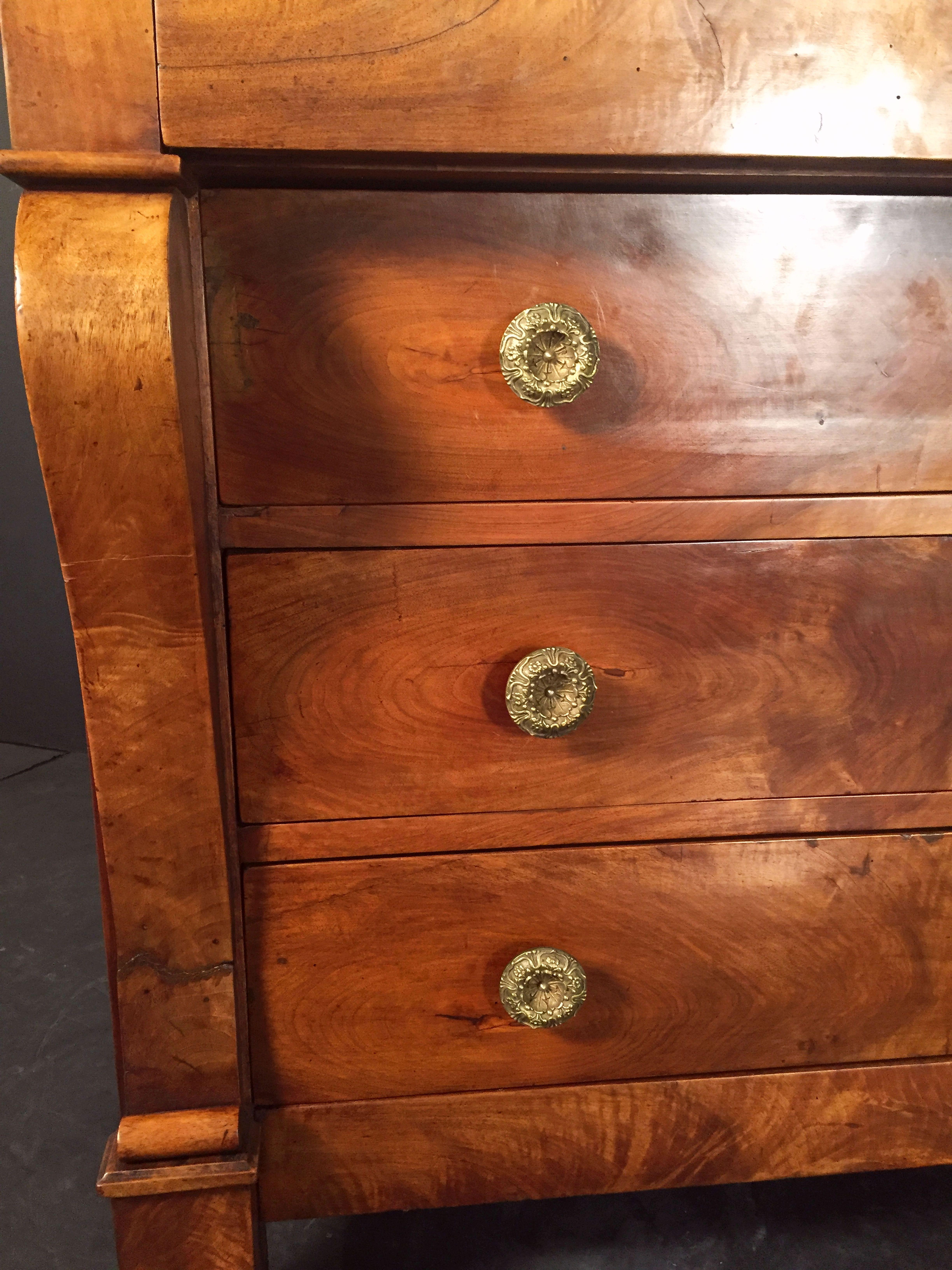 French Chest of Drawers of Walnut from the Restauration Period 2