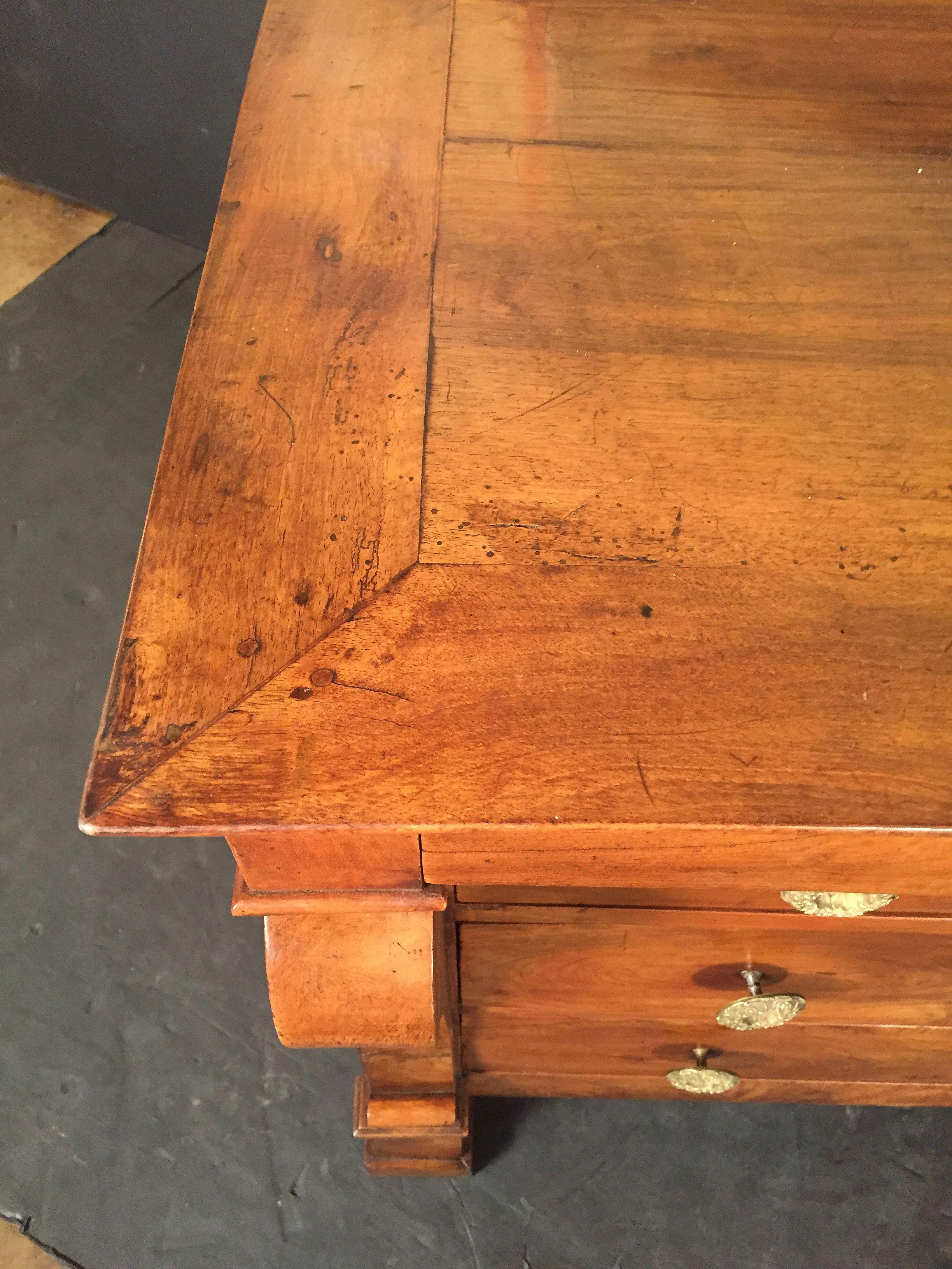 French Chest of Drawers of Walnut from the Restauration Period 4