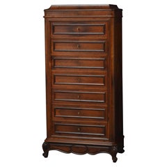 Antique French Chest of Drawers with Secretaire