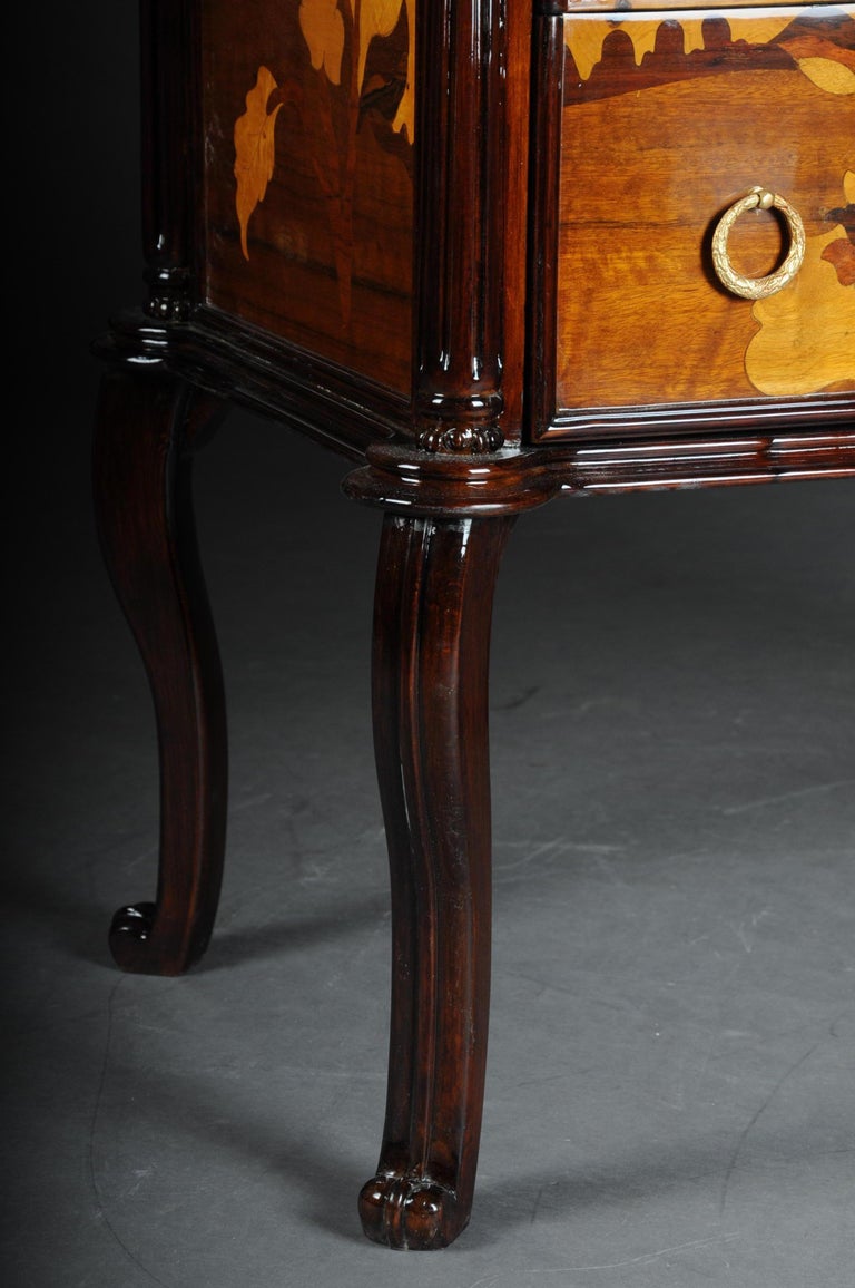 French Chest of Drawers with Shelf Tray Art Neveau For Sale at 1stDibs