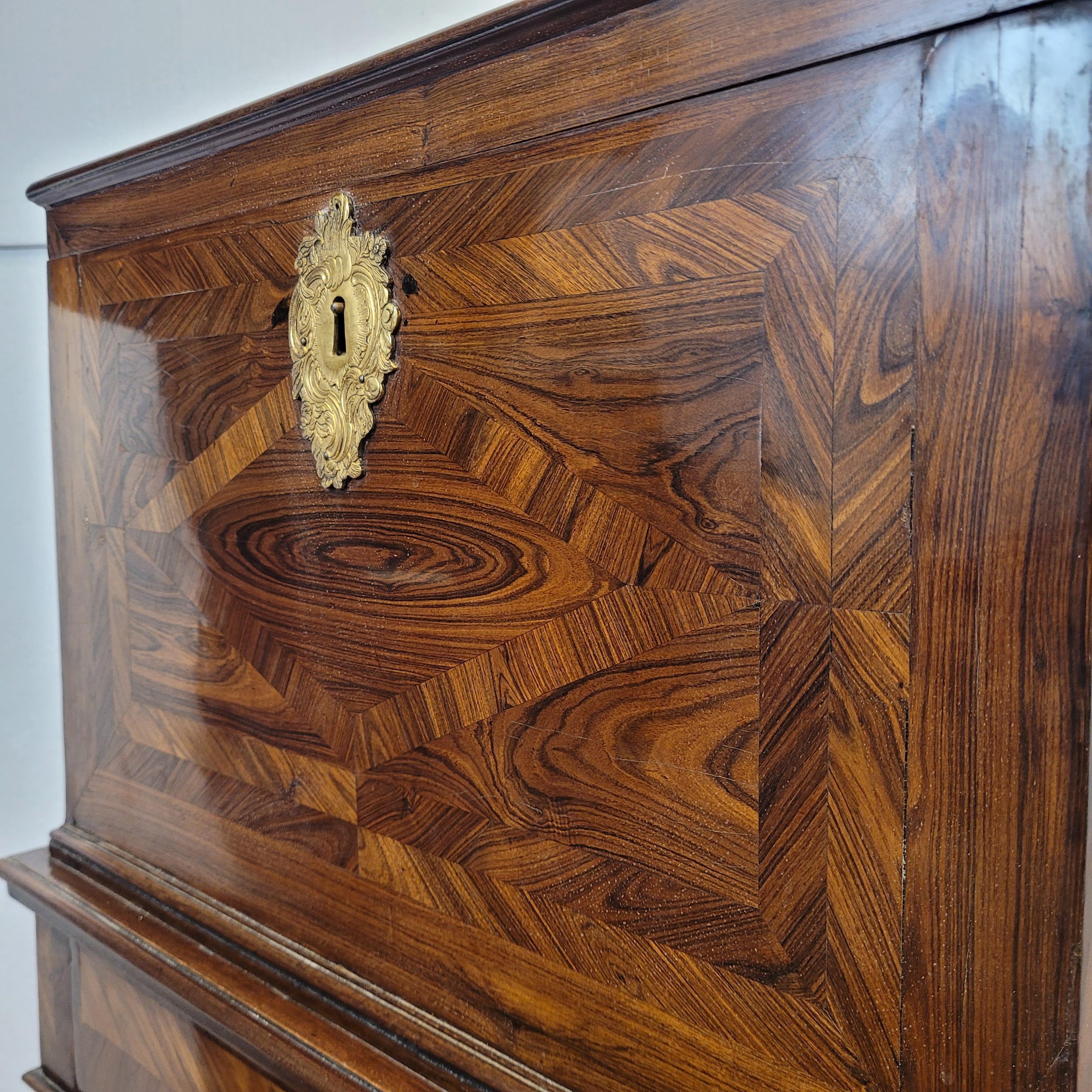 French Chest Regency style , travel chest wedding trousseau chest For Sale 5