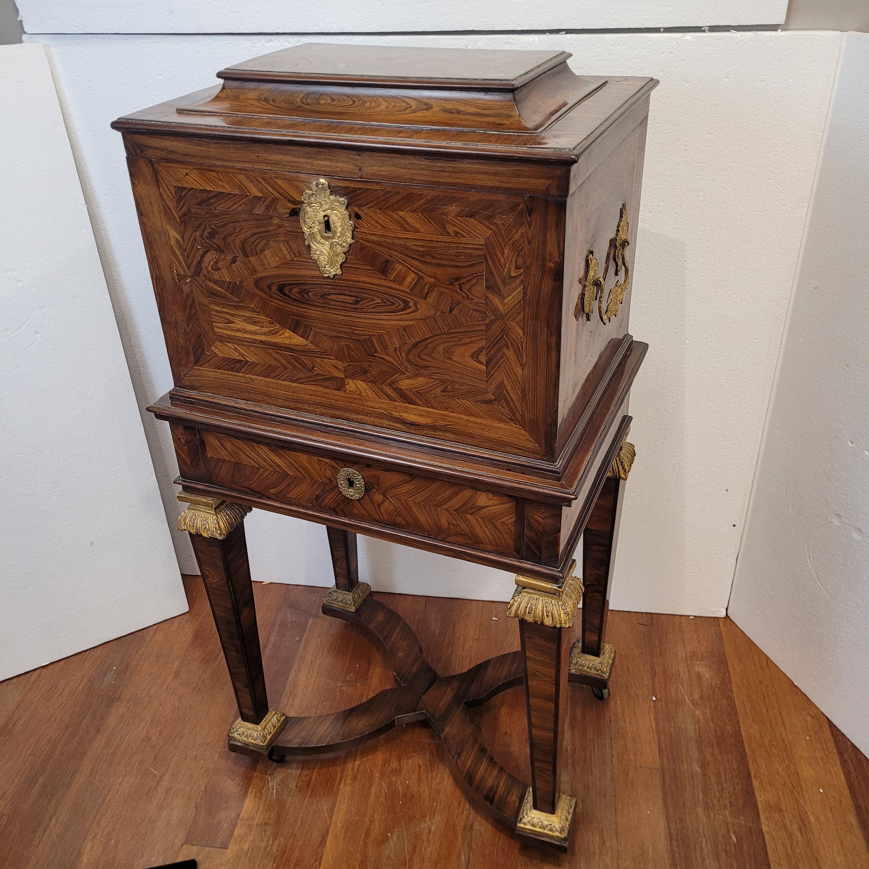 French Chest Regency style , travel chest wedding trousseau chest For Sale 6