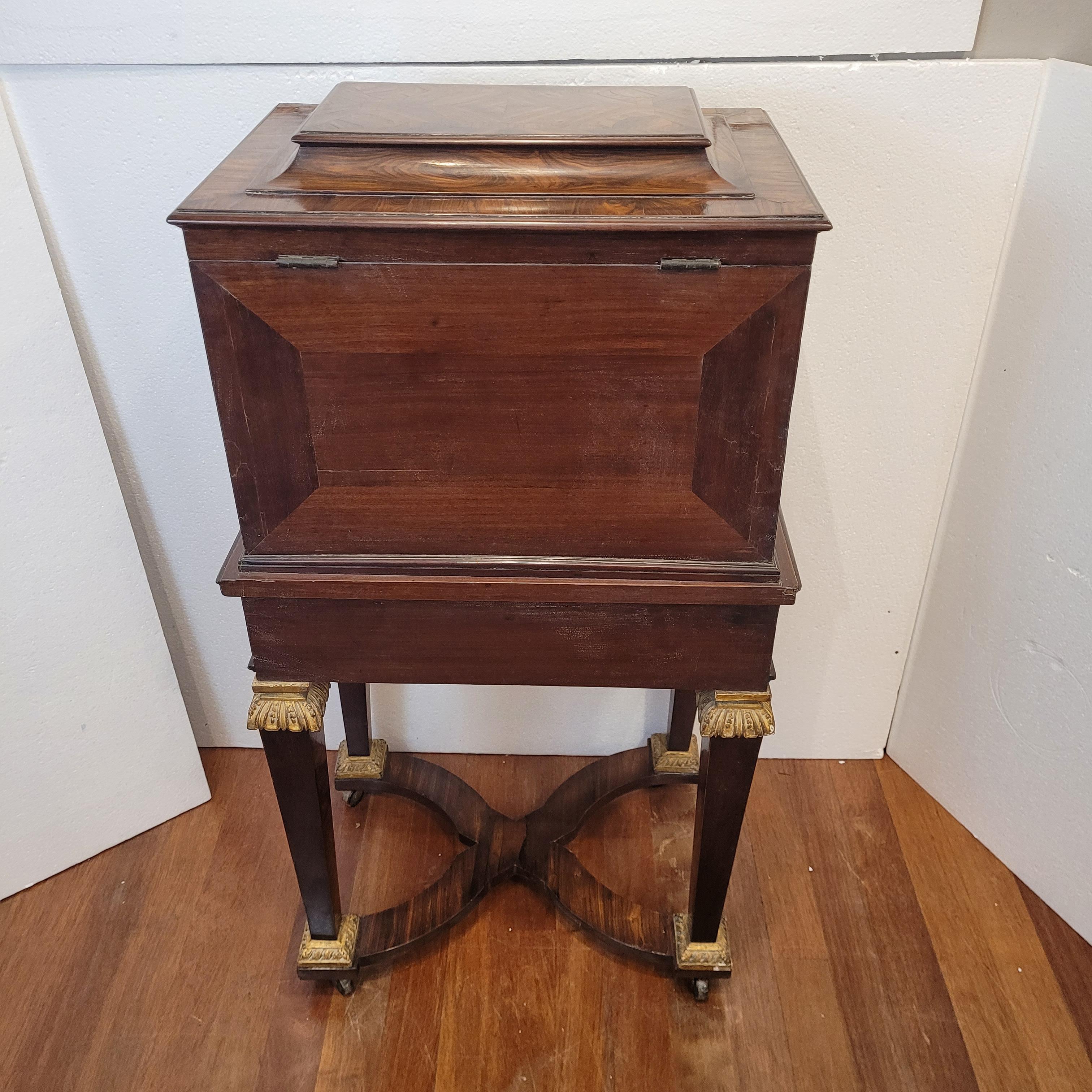 French Chest Regency style , travel chest wedding trousseau chest For Sale 7