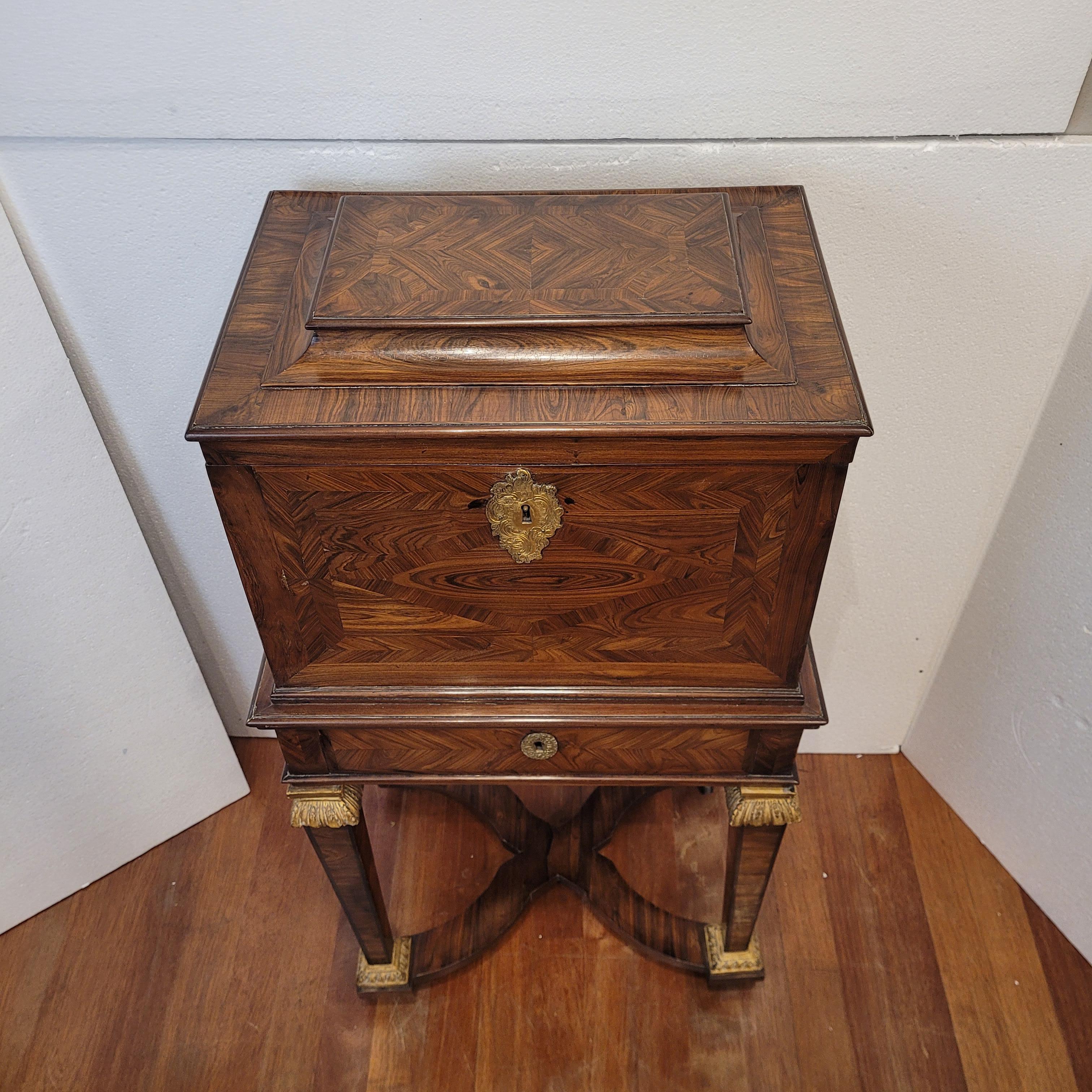 Early 18th Century French Chest Regency style , travel chest wedding trousseau chest For Sale
