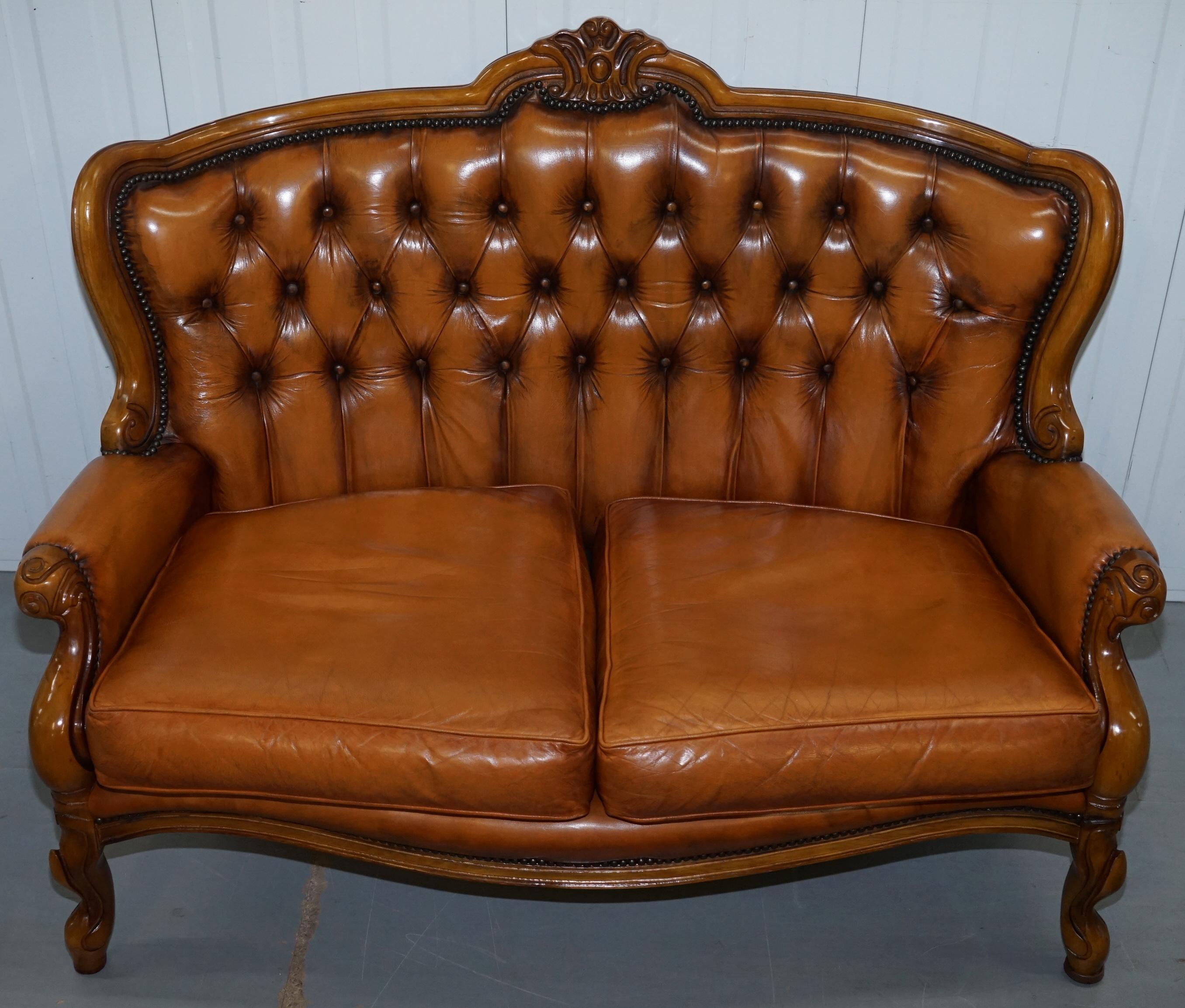 leather chesterfield 3 piece suite