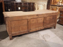 French Chestnut and Oak Desk from Le Grand Monarque À Chartres, circa 1720